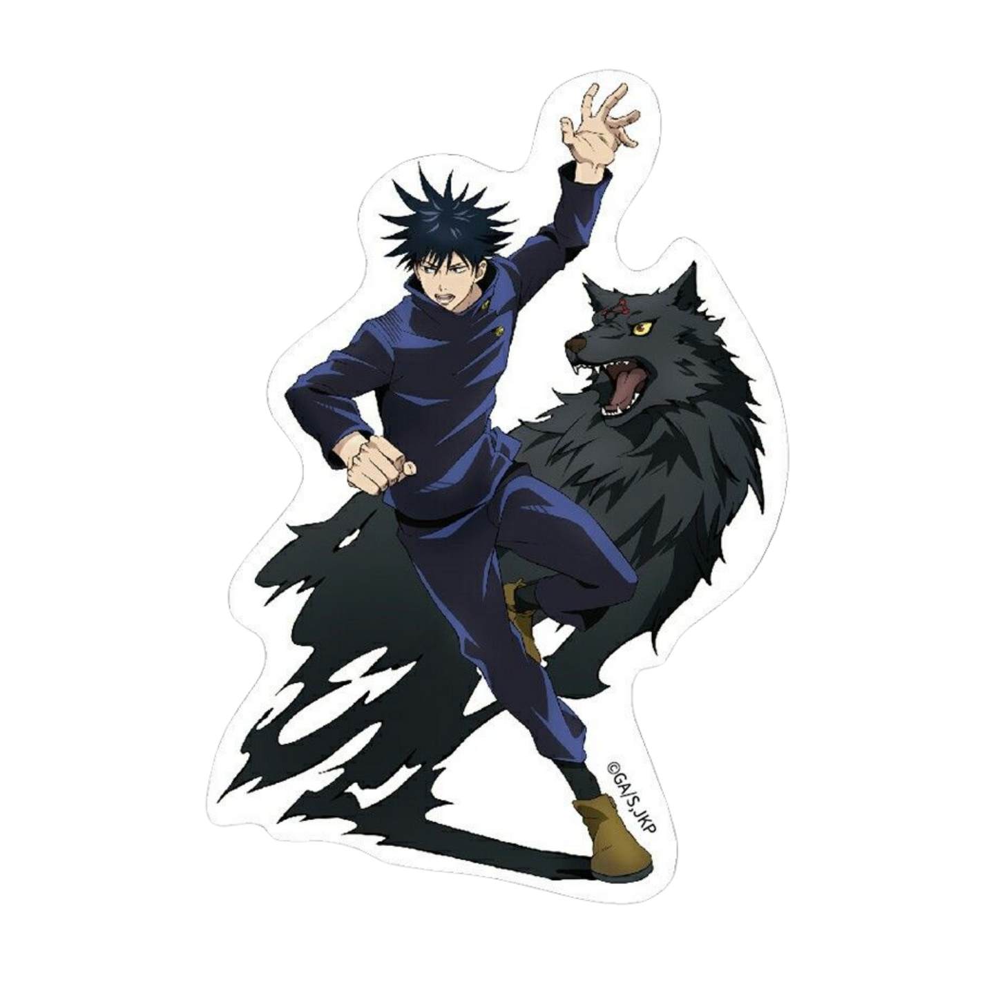 Megumi Fushiguro Jujutsu Kaisen Anime Sticker #7 | StickerBD