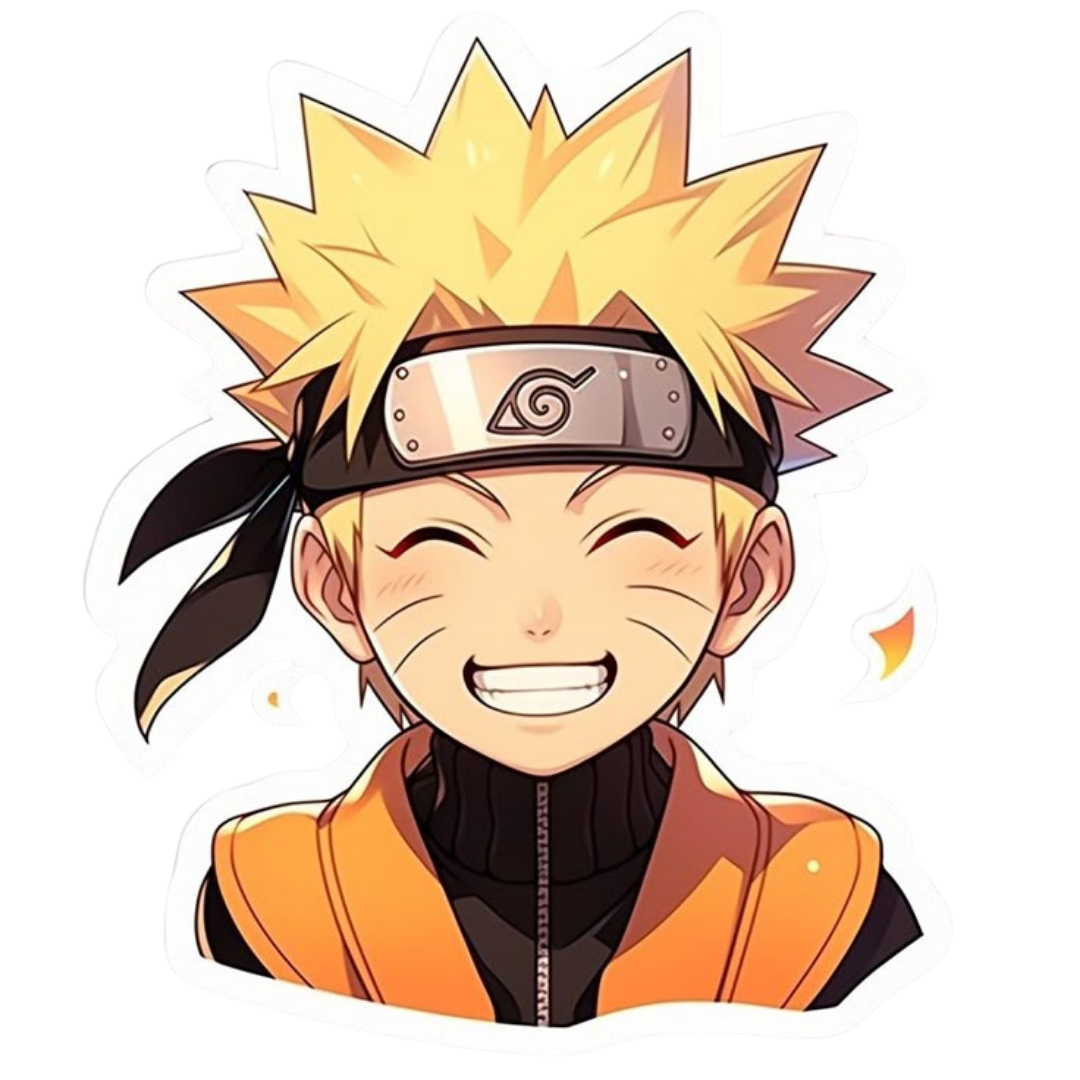 Naruto Uzumaki Anime Sticker 10 | Ninja Premium Sticker