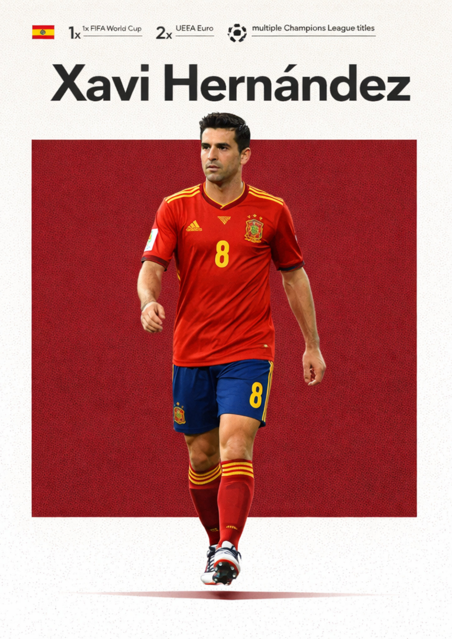 Xavi Hernández | Mini Poster Sticker