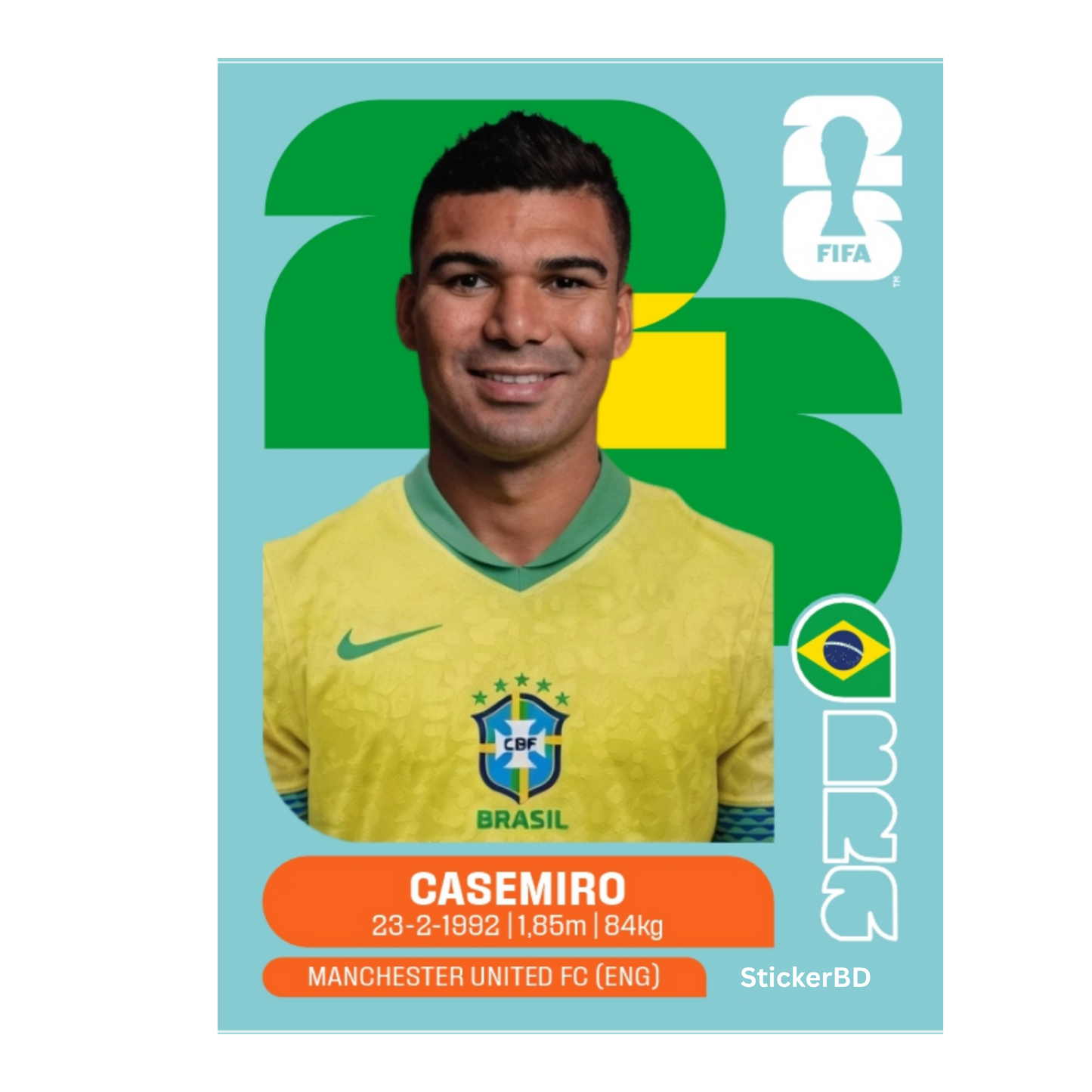 Casemiro | Brazil Player Card