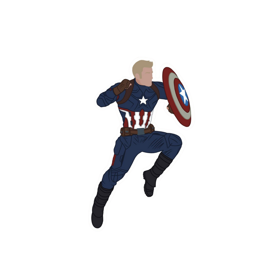 Captain America 10 | Captain America Premium Sticker | Movie