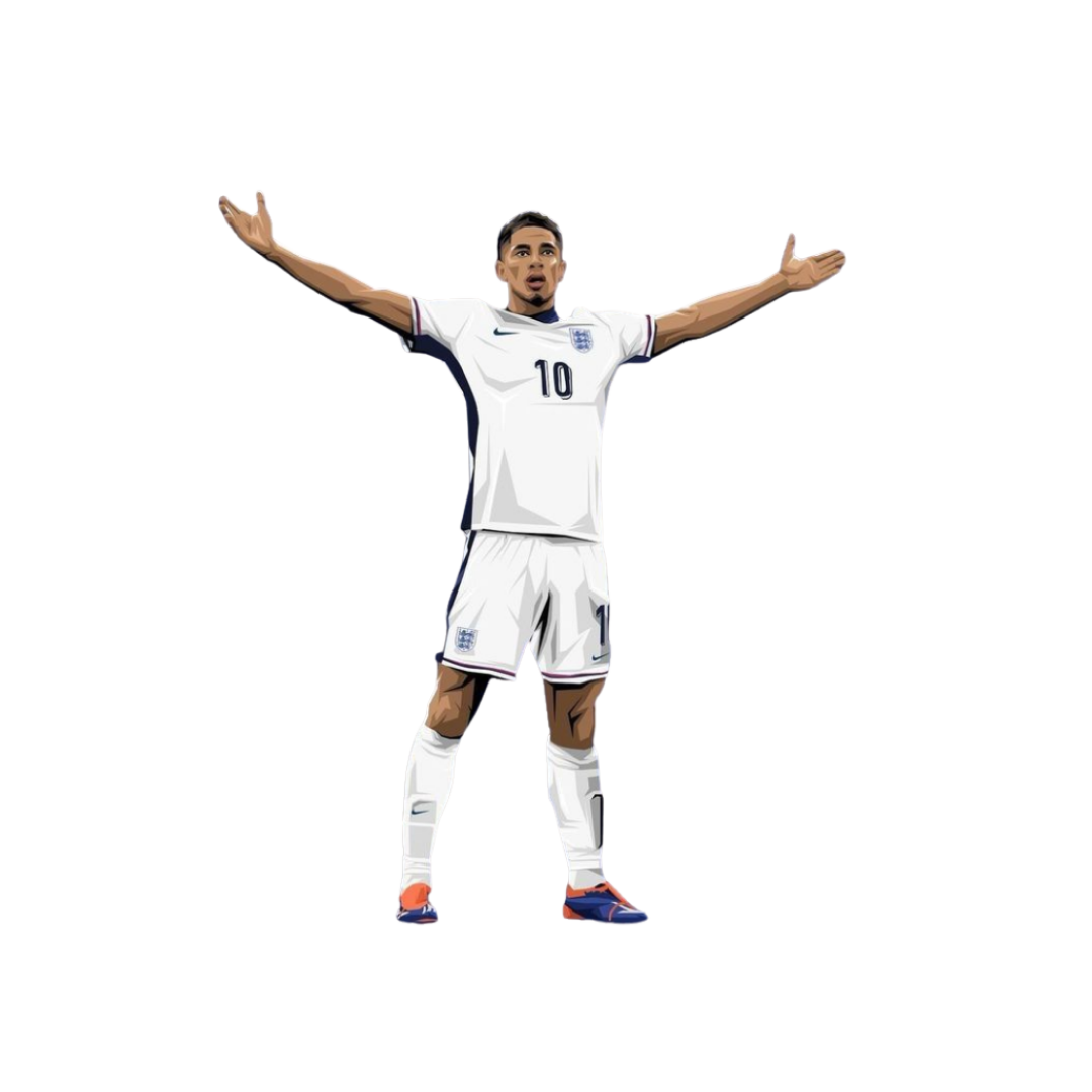 Bellingham Celebration | UK-England Football Fan Stickers | StickerBD
