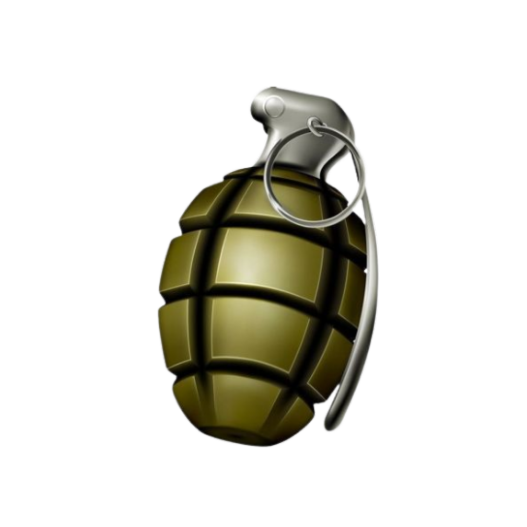 Grenade - Weapon | PUBG Mobile Sticker | StickerBD