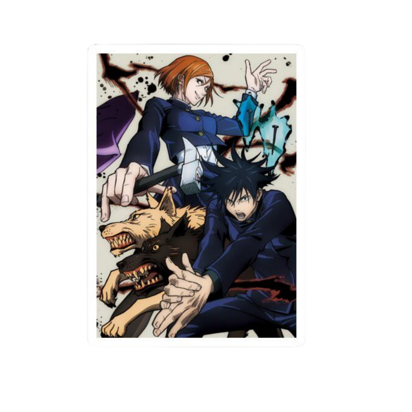 Megumi Fushiguro Jujutsu Kaisen Anime Sticker #20 | StickerBD
