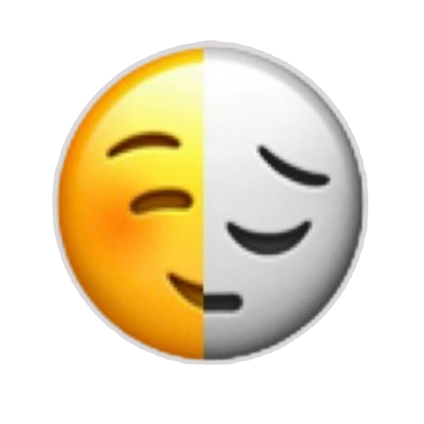 Curious Emoji 11 | Cute Funny Smiley Die-Cut Sticker | StickerBD