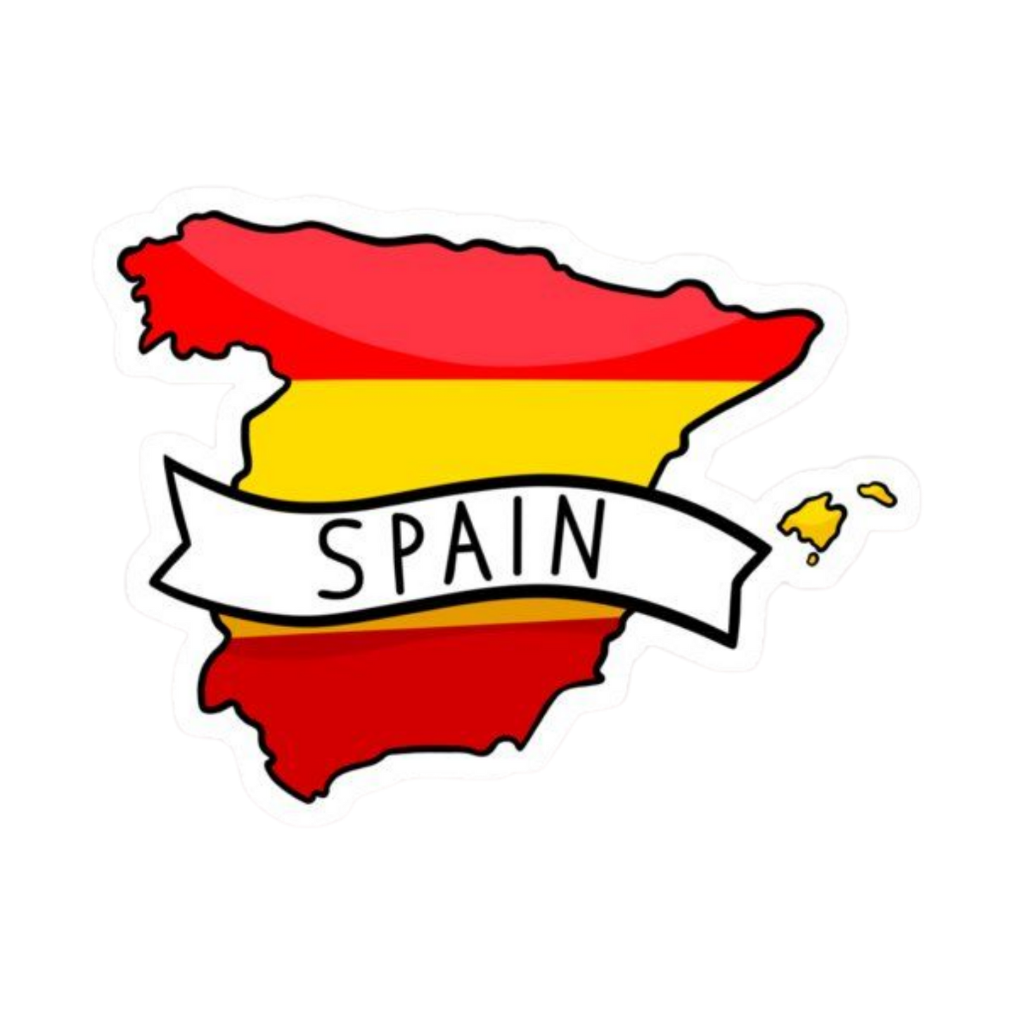 FC Spain 11 | Spain Football Sticker | Football Team