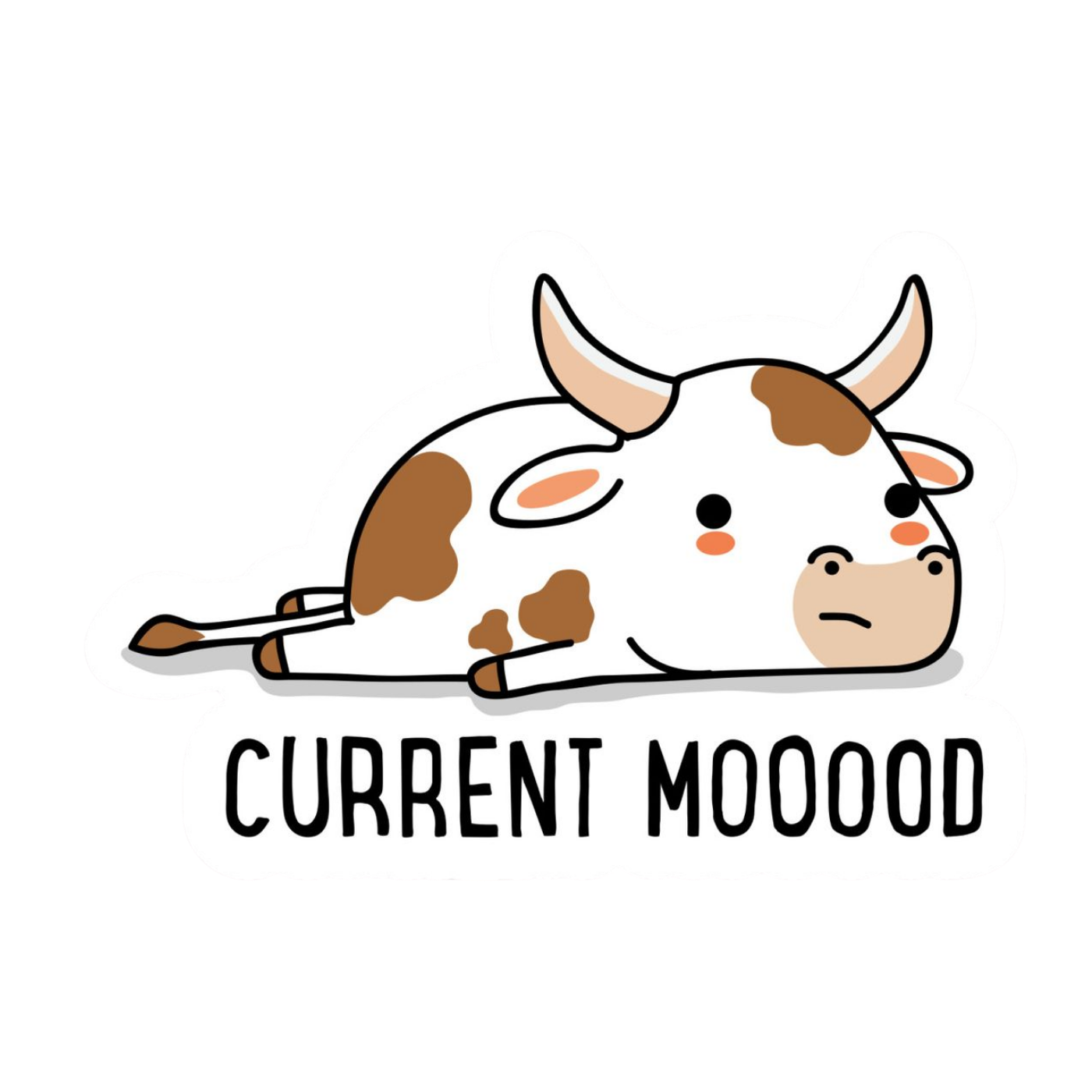 Cow 11 | Cow Premium Sticker | Animal Stickers