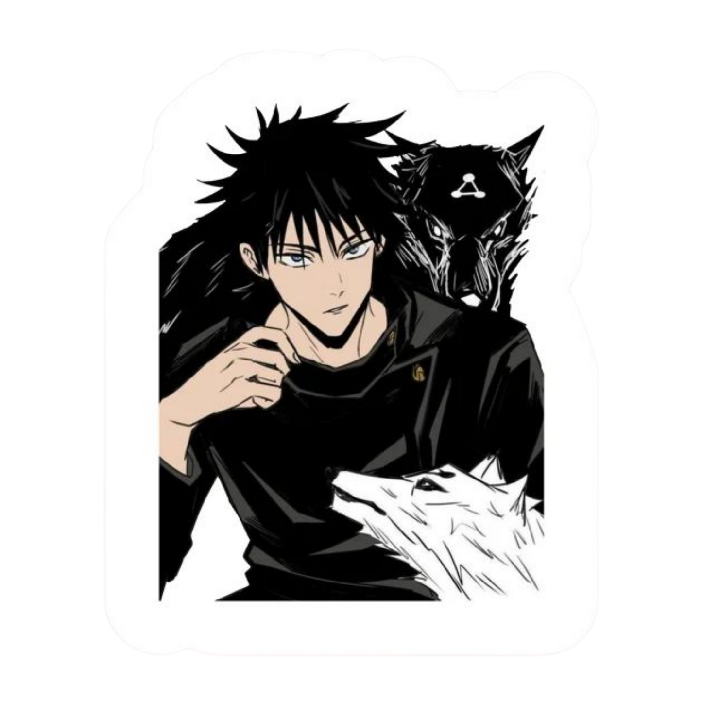 Megumi Fushiguro Jujutsu Kaisen Anime Sticker #27 | StickerBD