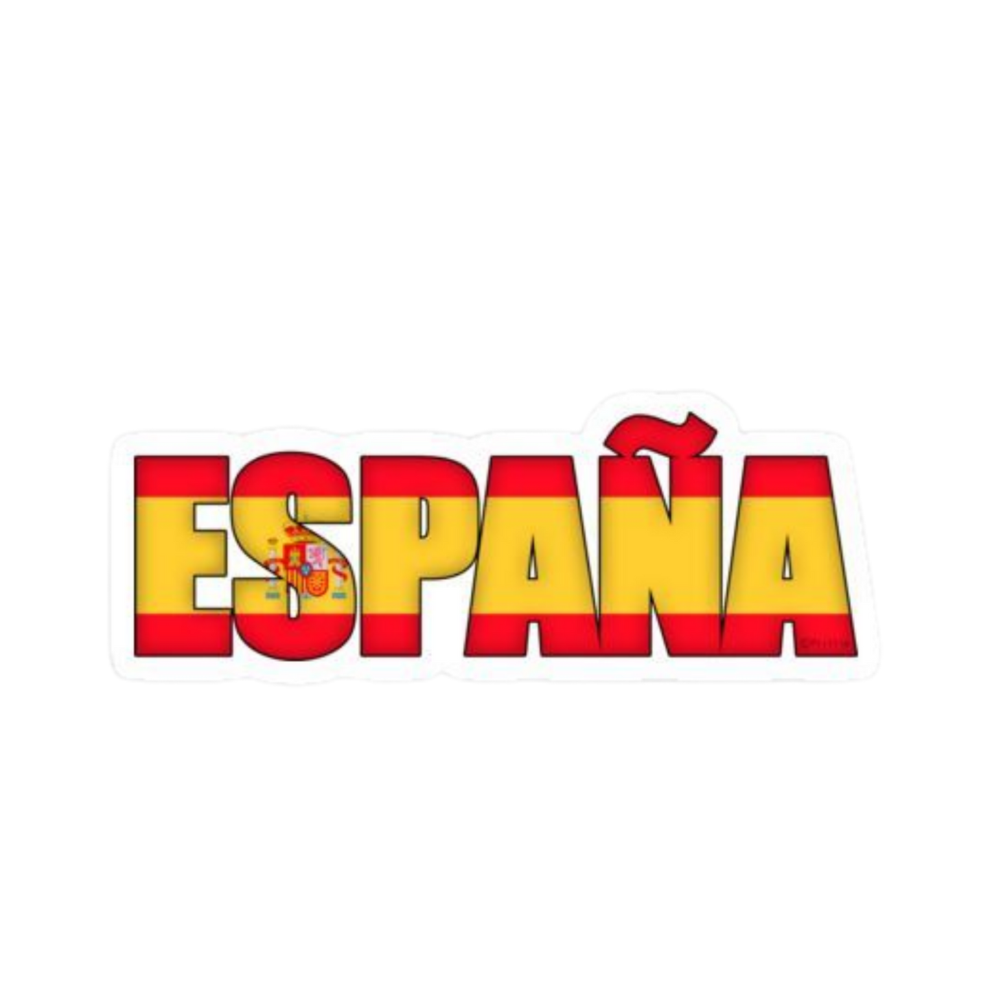 FC Spain 12 | Spain Football Sticker | Football Team