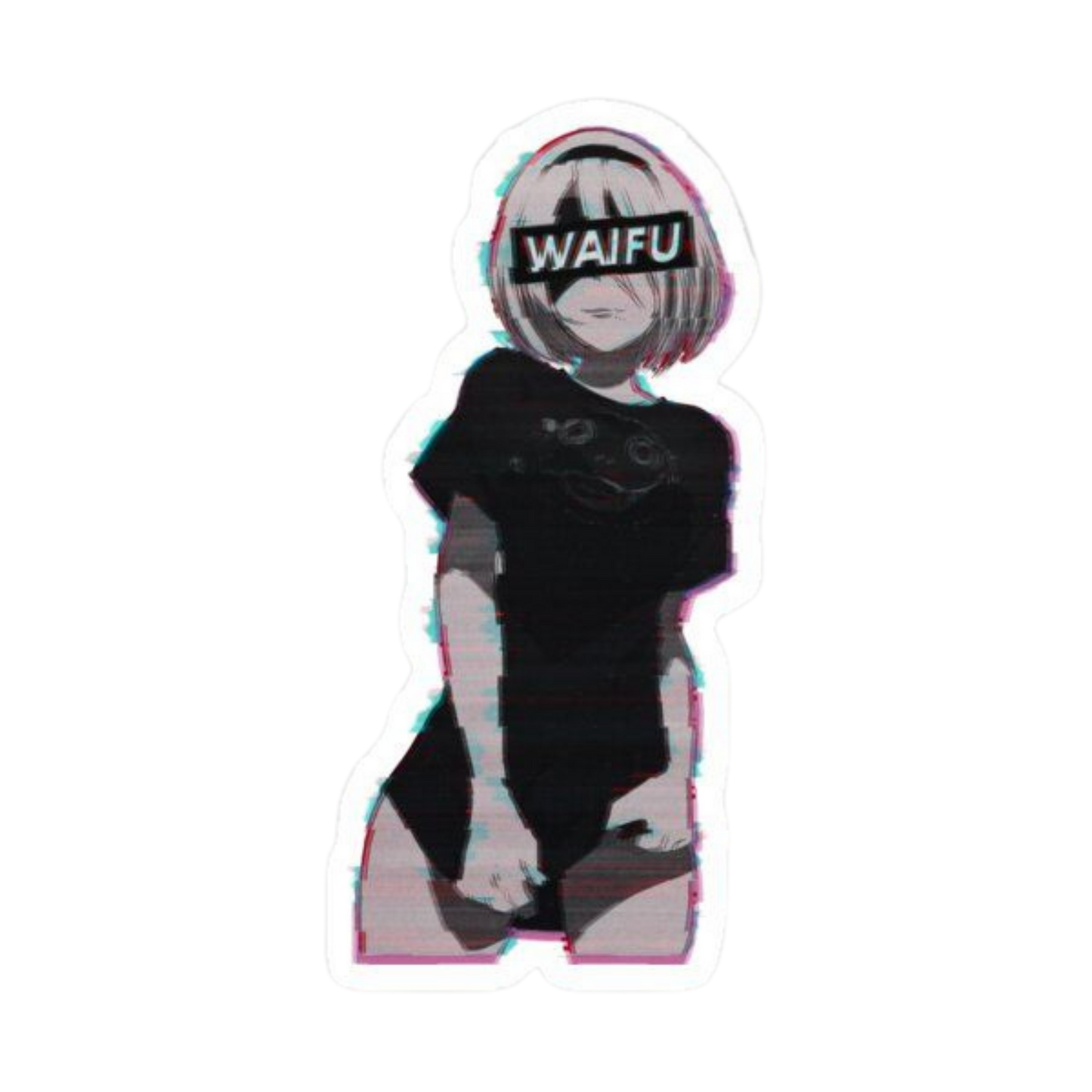 Anime Waifu Premium Anime Sticker 11 | StickerBD