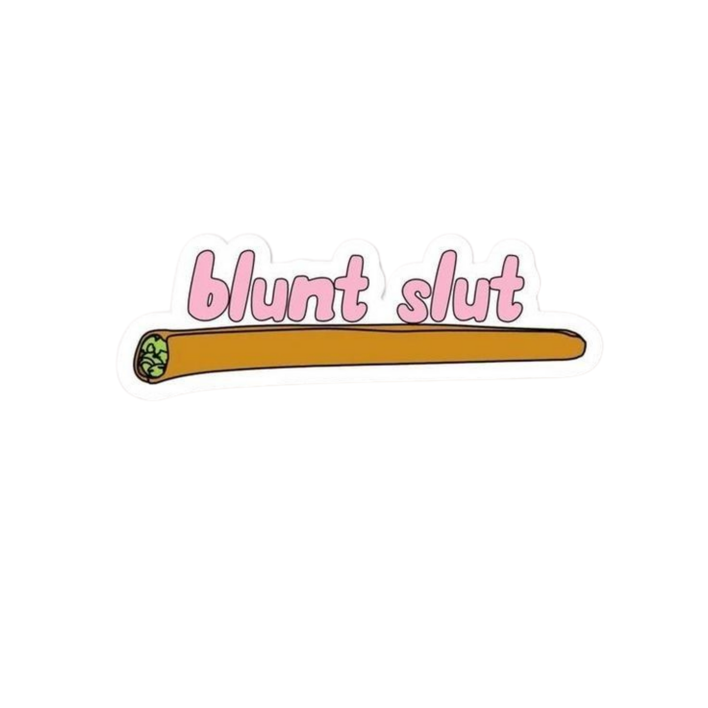 Blunt Slut Hemp Sticker | StickerBD