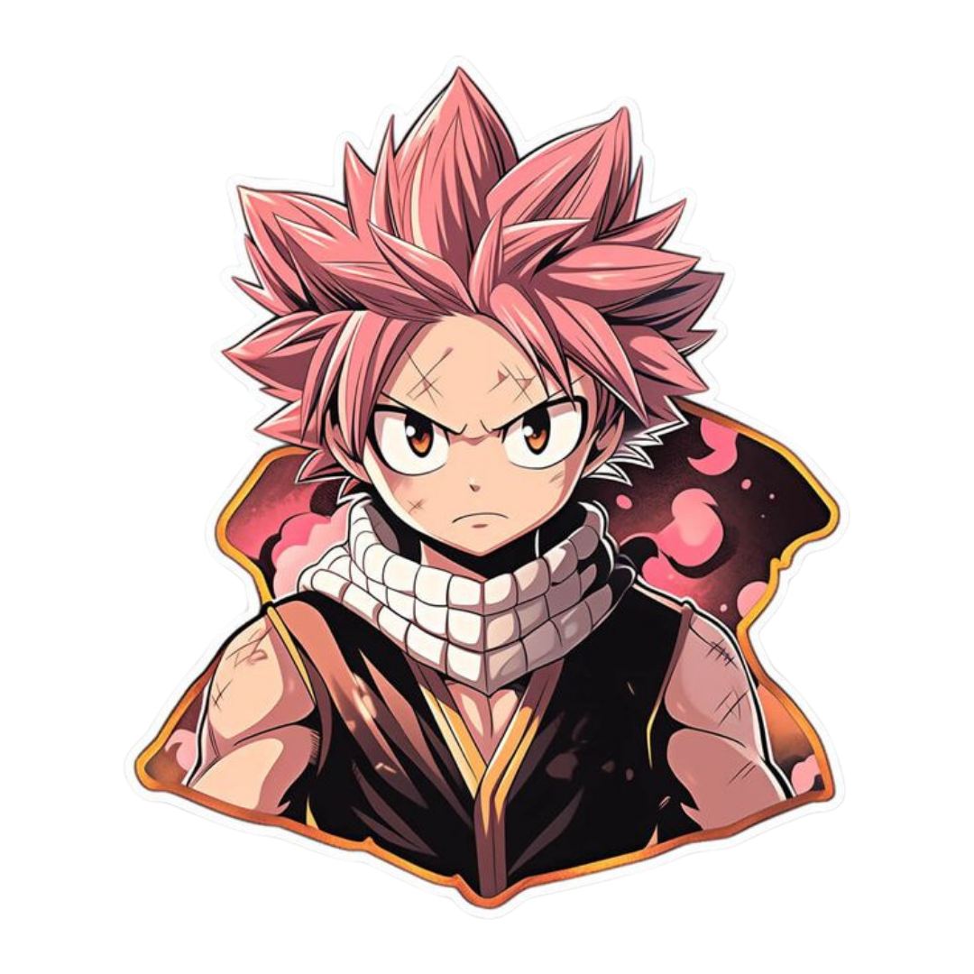 Natsu Dragneel Fairy Tail Sticker 2 | Fire Dragon Slayer