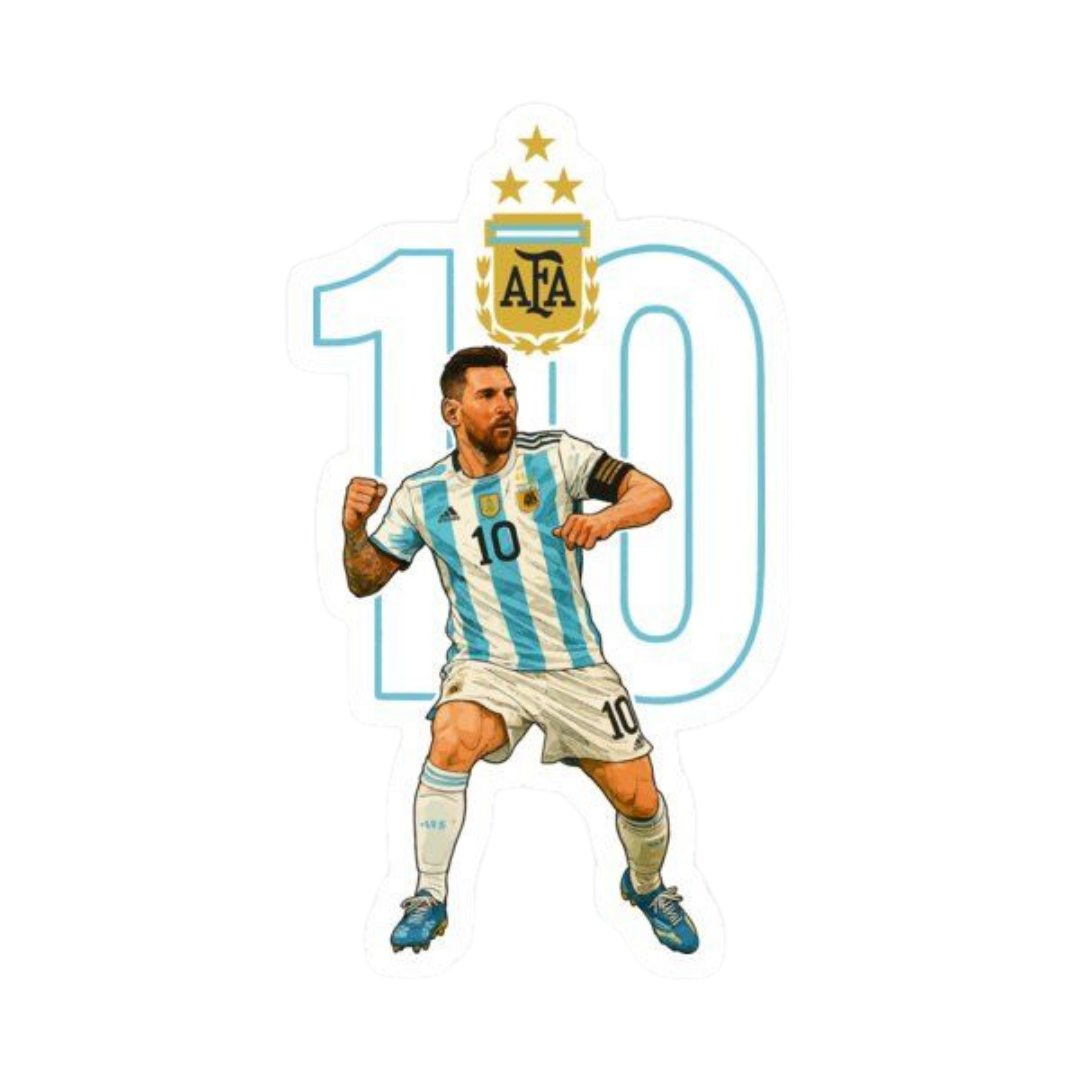 Messi 24 | Leo Messi Premium Football Sticker | Legendary Footballer