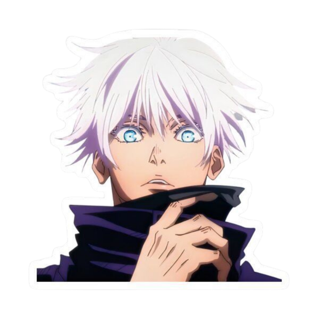 Satoru Gojo Angry Jujutsu Kaisen Anime stickers