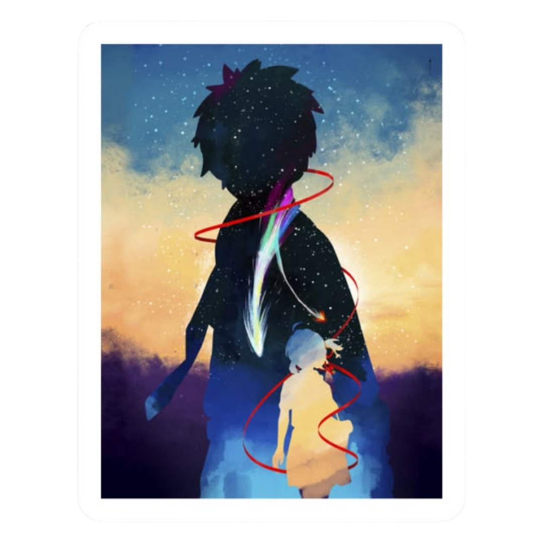 Your Name Anime Sticker 15 | Mitsuha & Taki Premium sticker