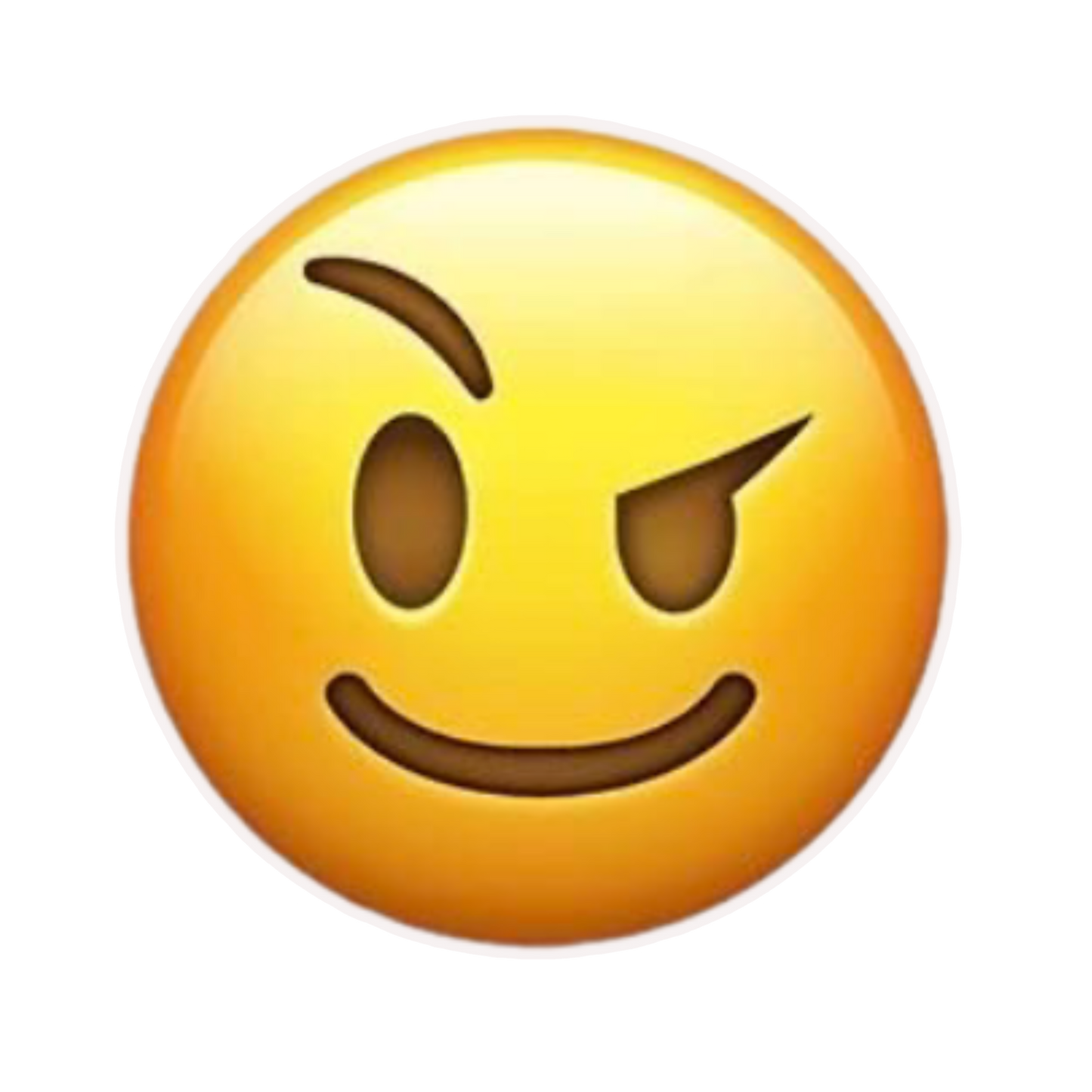Curious Emoji 15 | Cute Funny Smiley Die-Cut Sticker | StickerBD