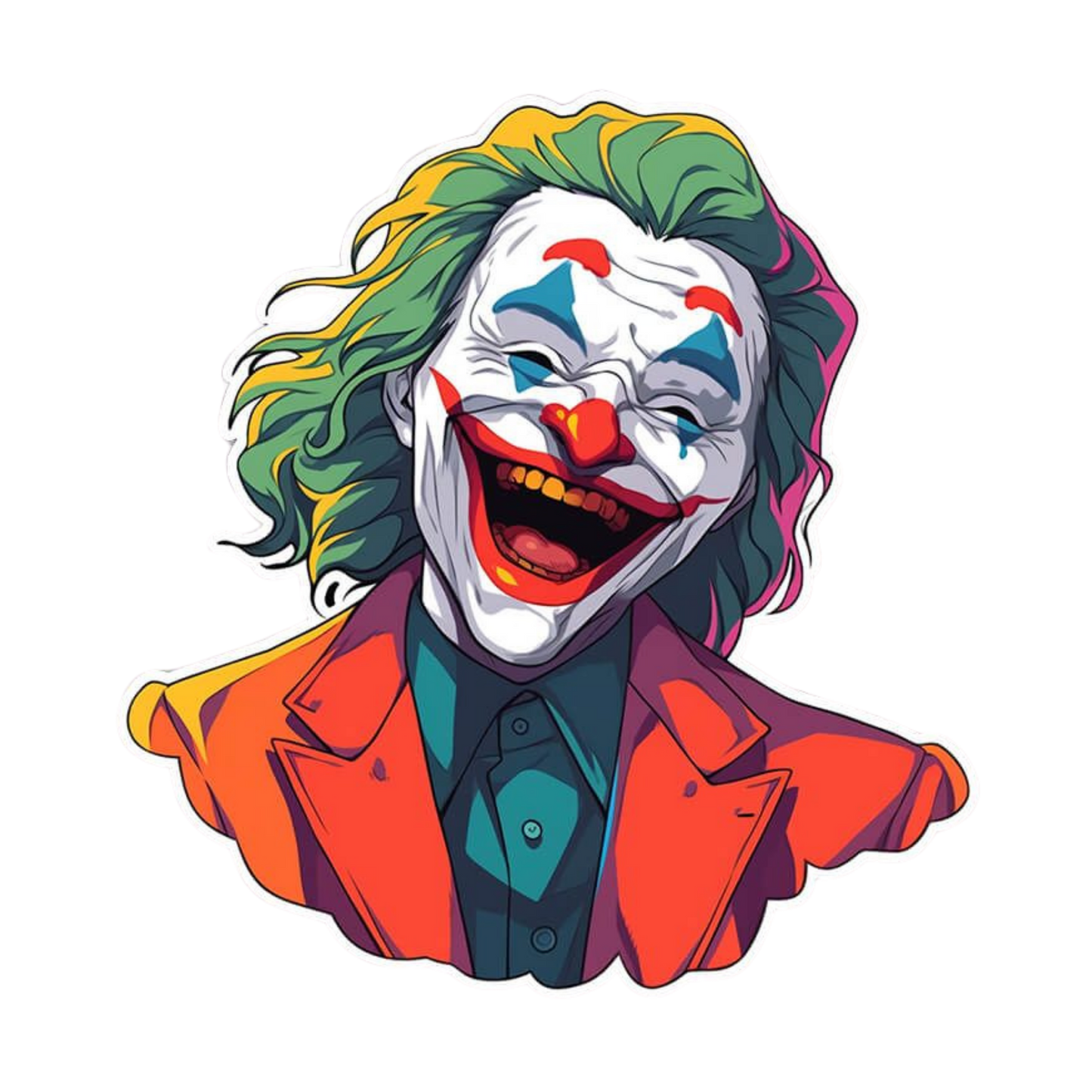 Joker 15 | DC Premium Die-Cut Sticker | StickerBD