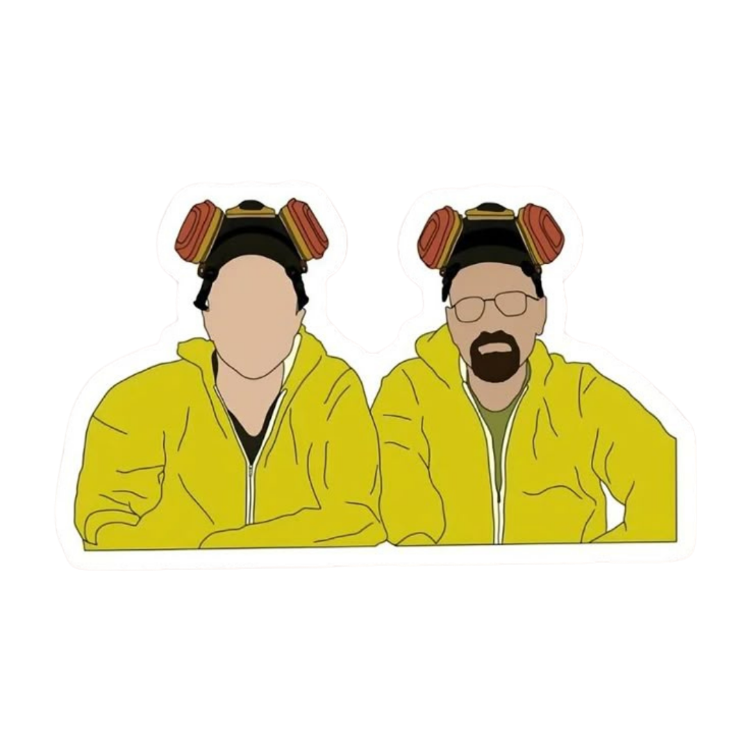 Walter White Pinkman Heisenberg Sticker