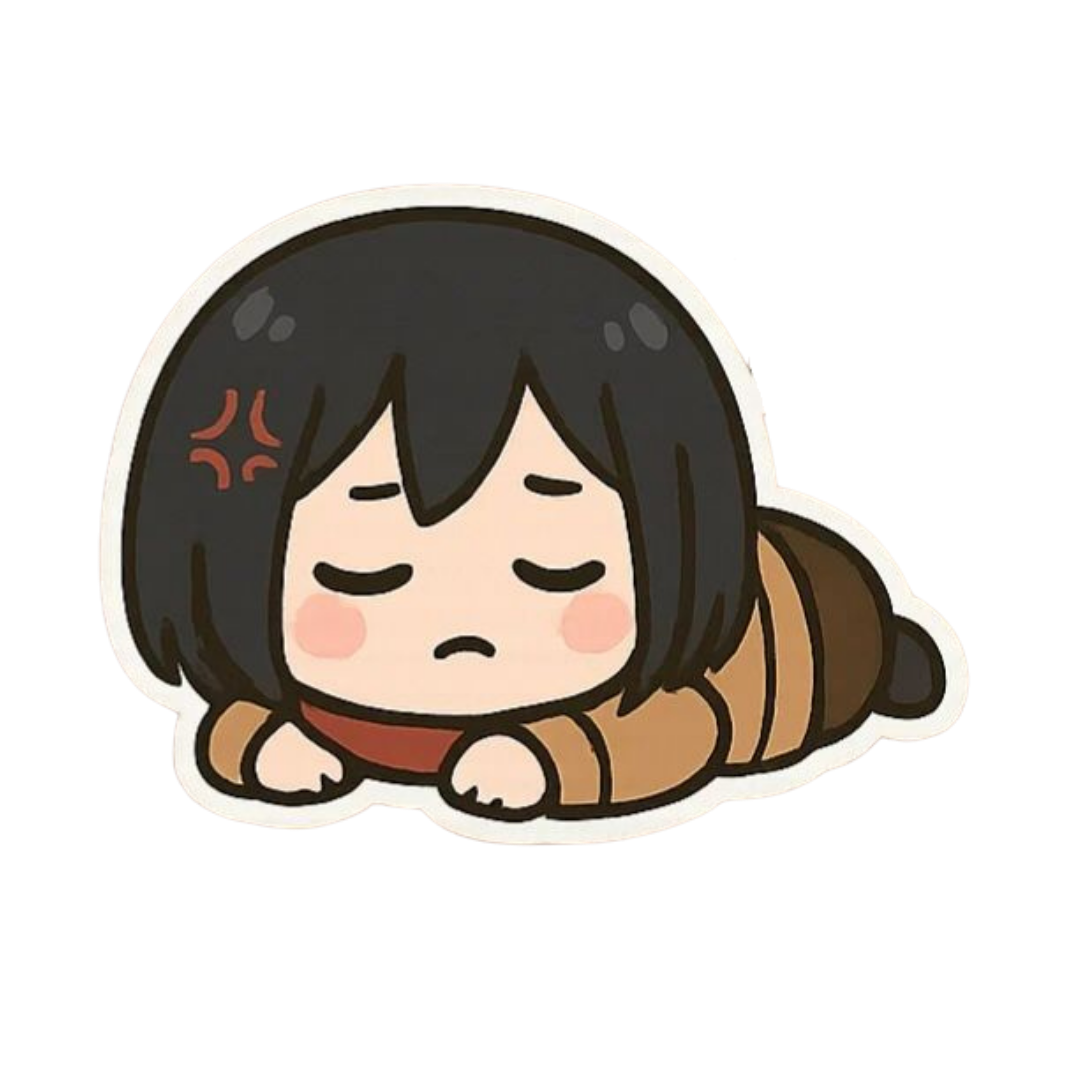 Mikasa Ackerman Attack on Titan Sticker 15 | Anime Warrior Premium Sticker