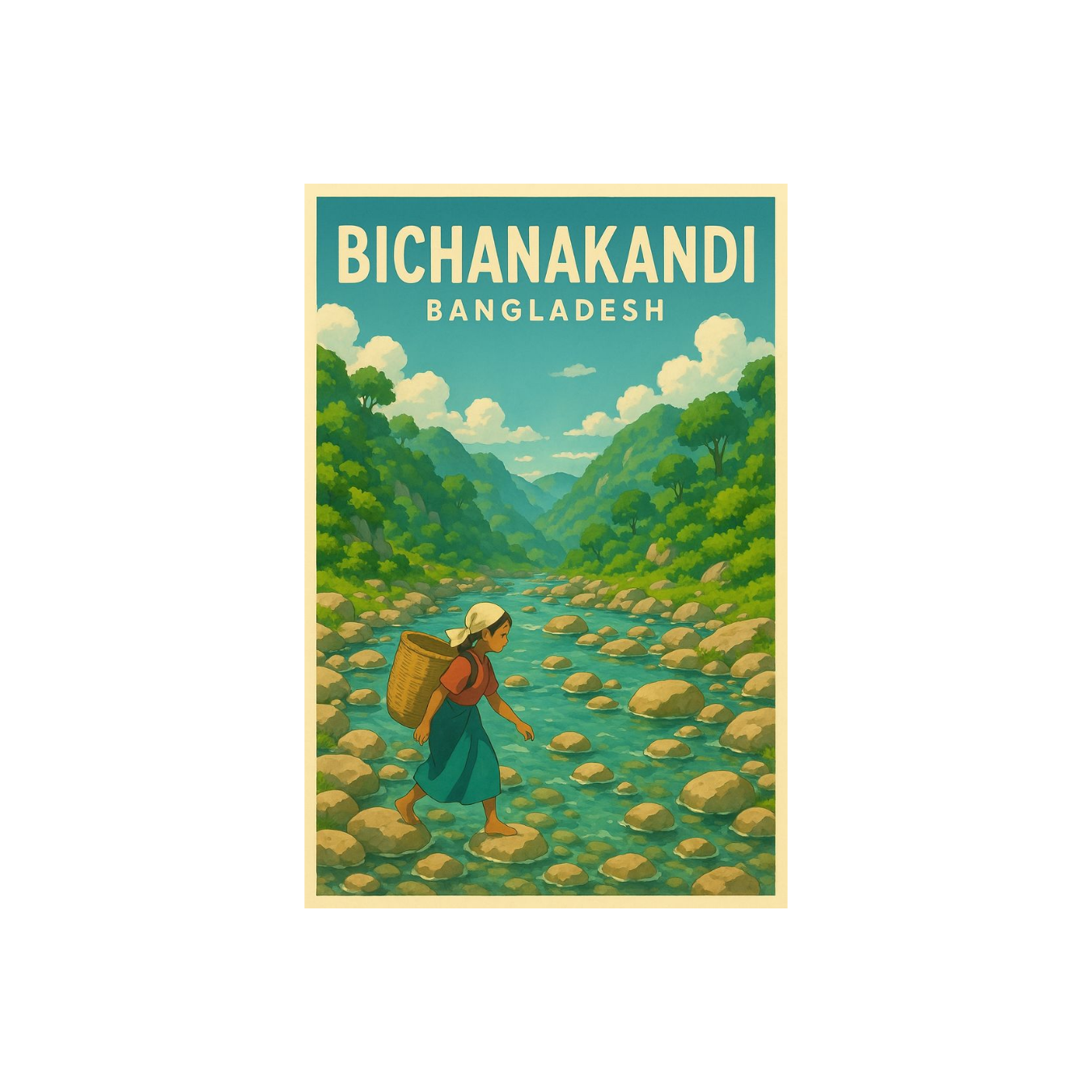 Bichanakandi | Bangladesh Stickers Collection | StickerBD