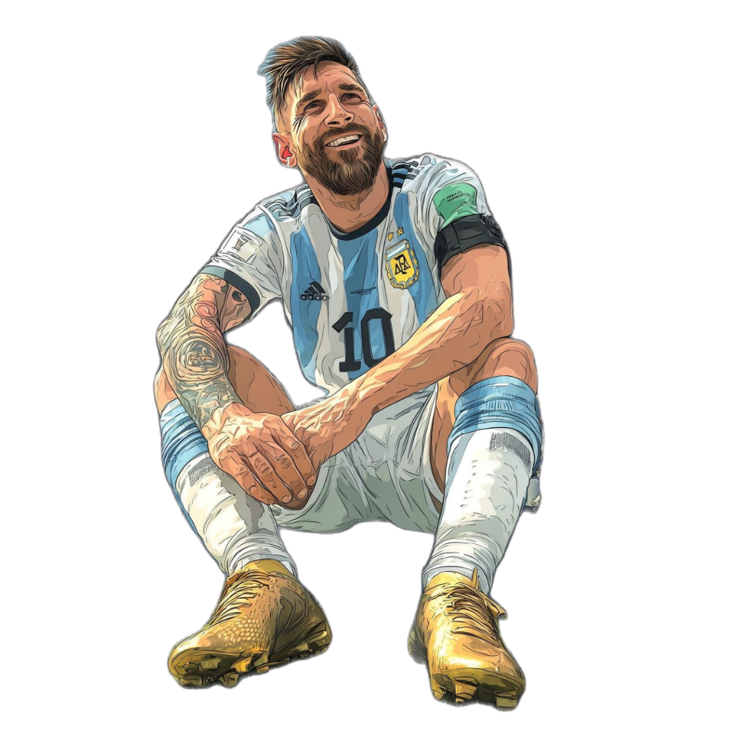 Messi 26 | Leo Messi Premium Football Sticker | Legendary Footballer