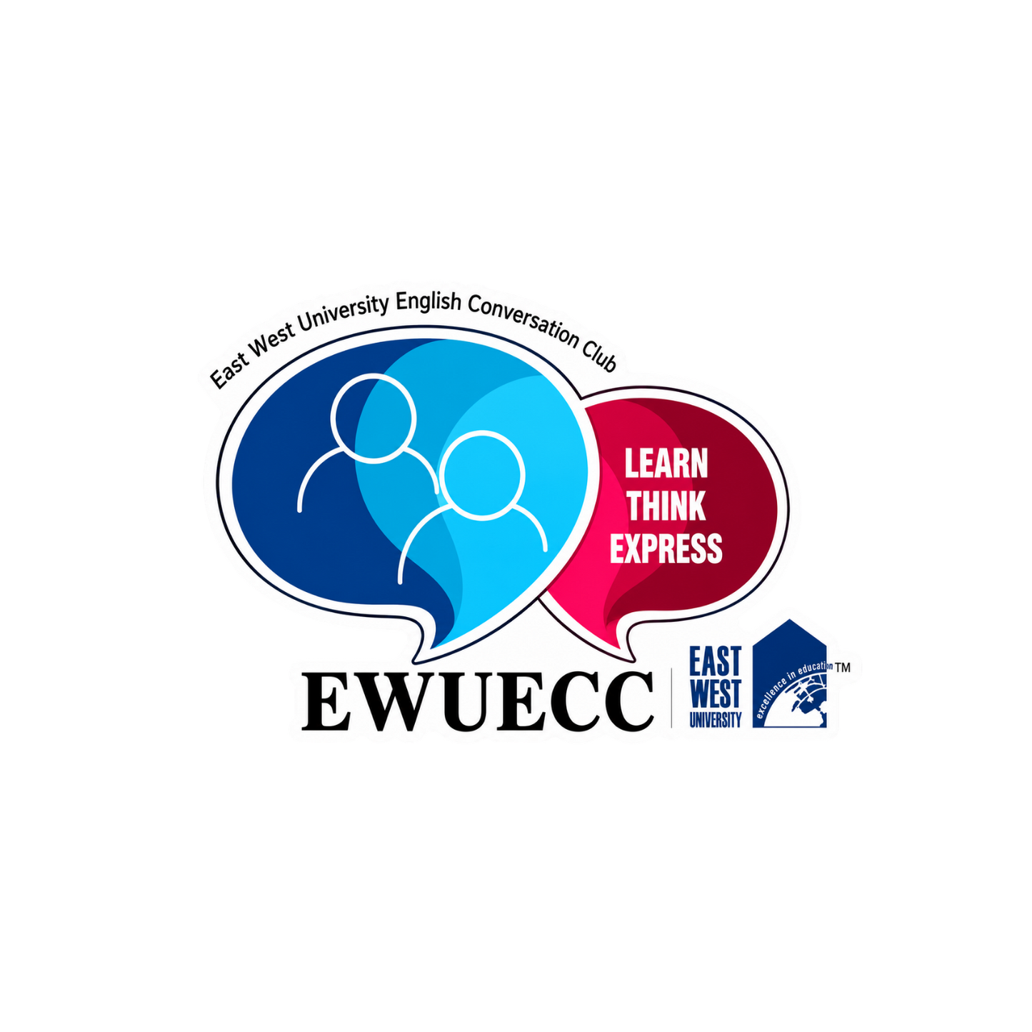 EWUECC | East West University Club Stickers | Sticker BD