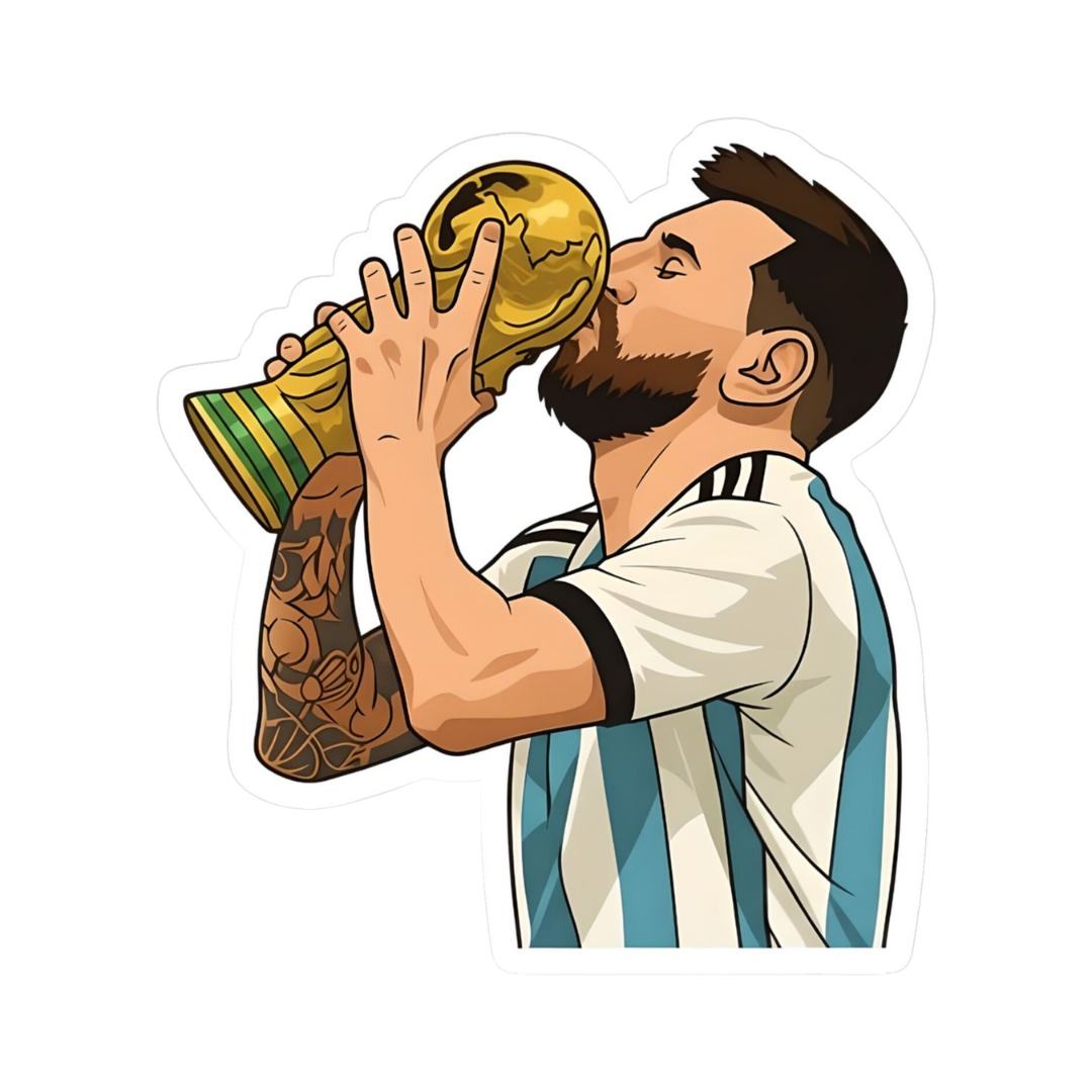 Messi | Leo Messi Premium Football Sticker | Legendary Footballer