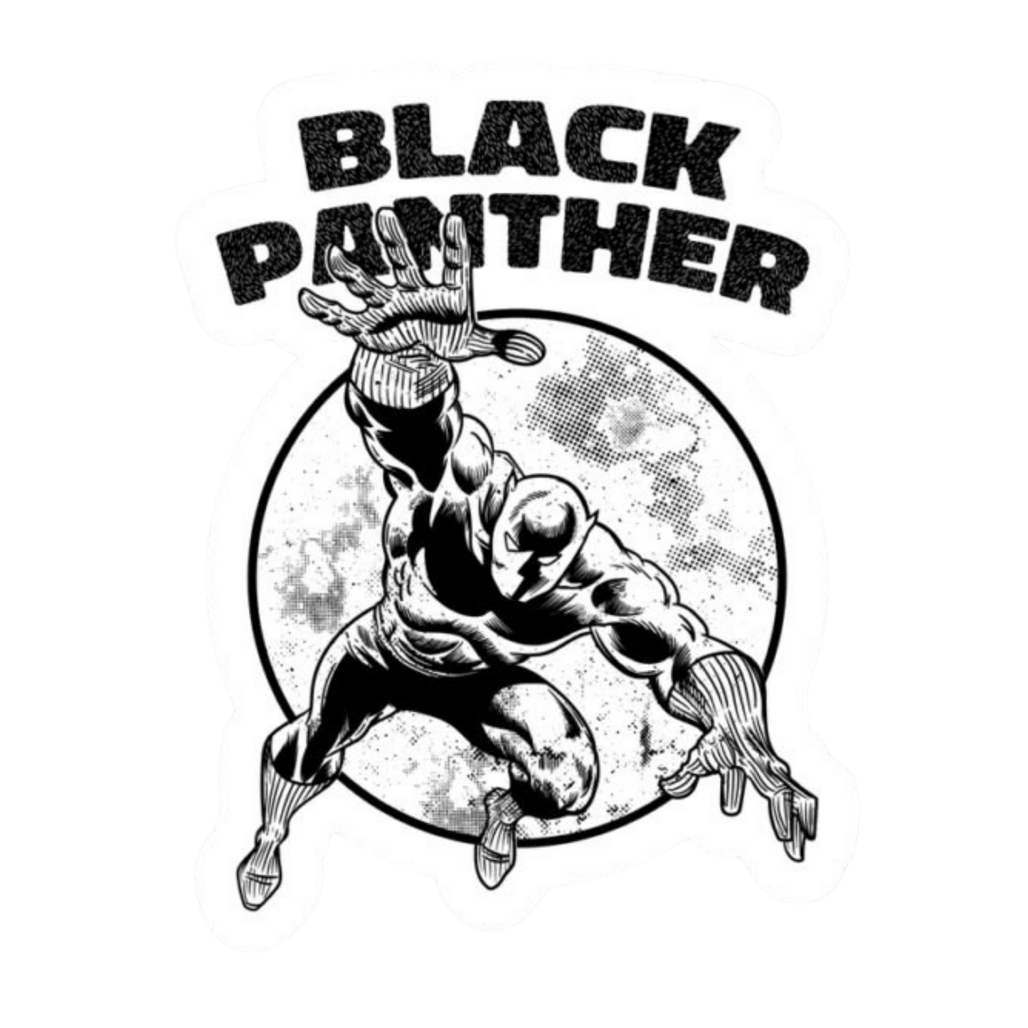 Black Panther 18 | Black Panther Premium Sticker | StickerBD