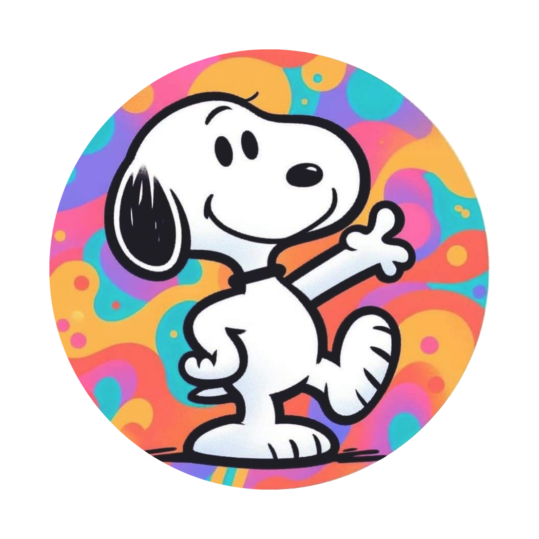 Snoopy Tinplate Badge