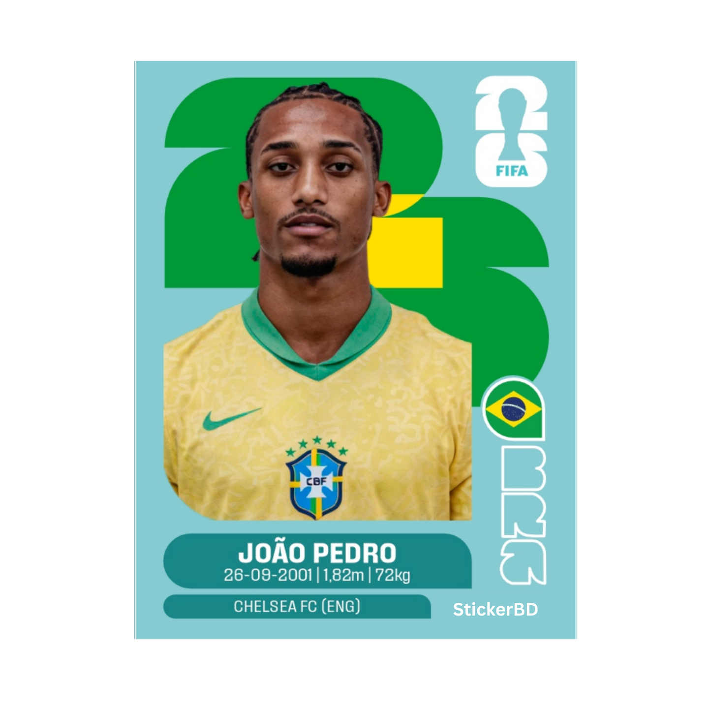 Joao Pedro| Brazil Player Card
