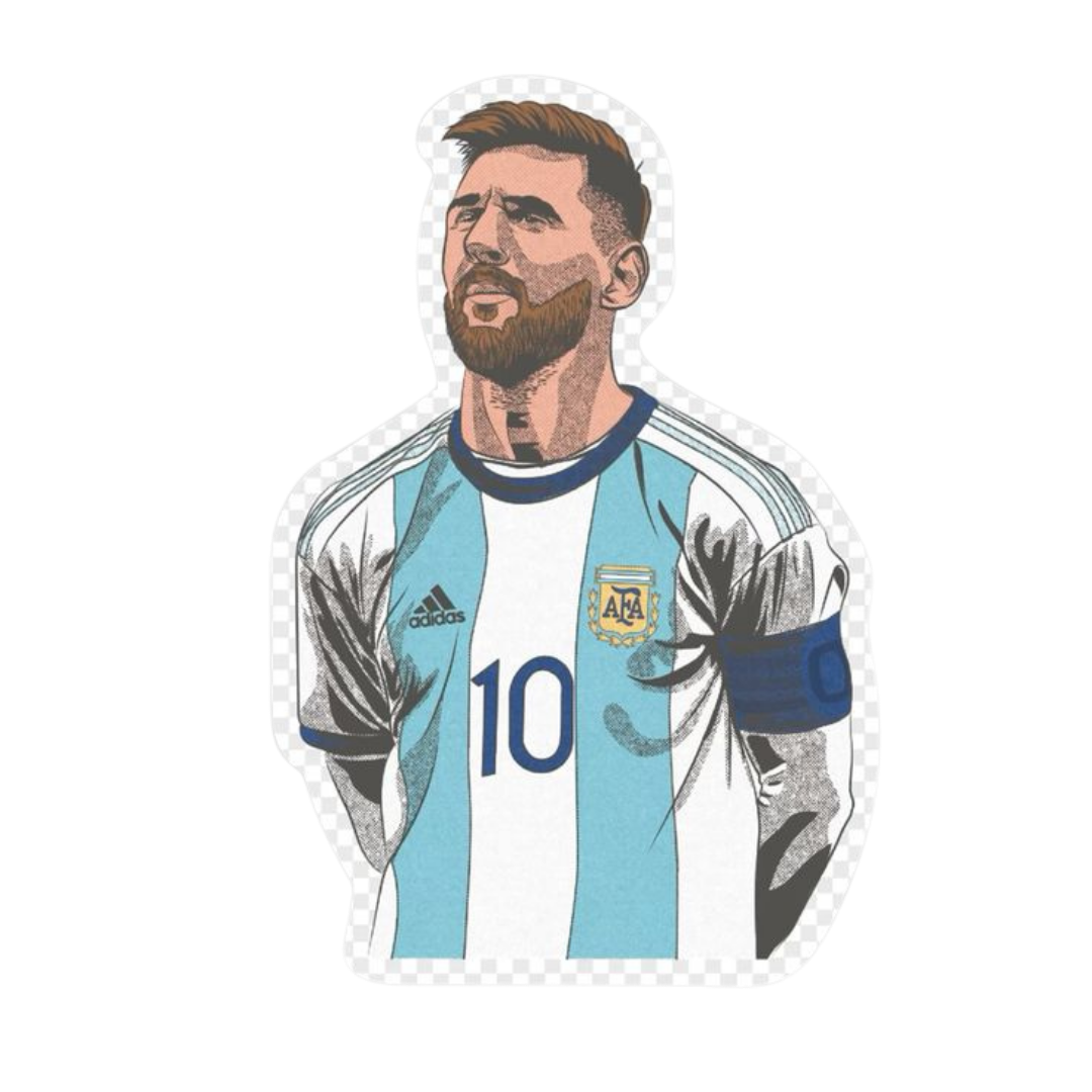 Messi 28 | Leo Messi Premium Football Sticker | Legendary Footballer