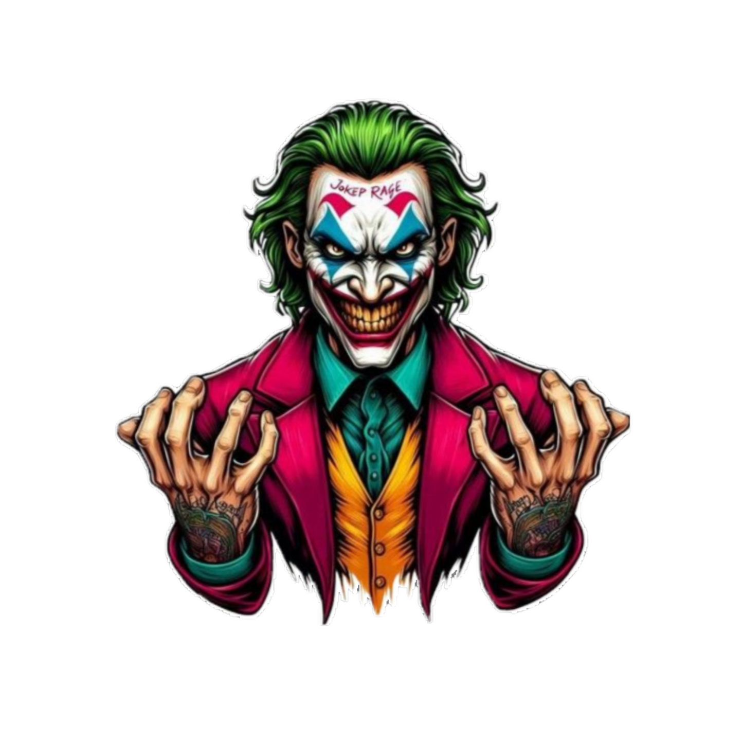 Joker 18 | DC Premium Die-Cut Sticker | StickerBD