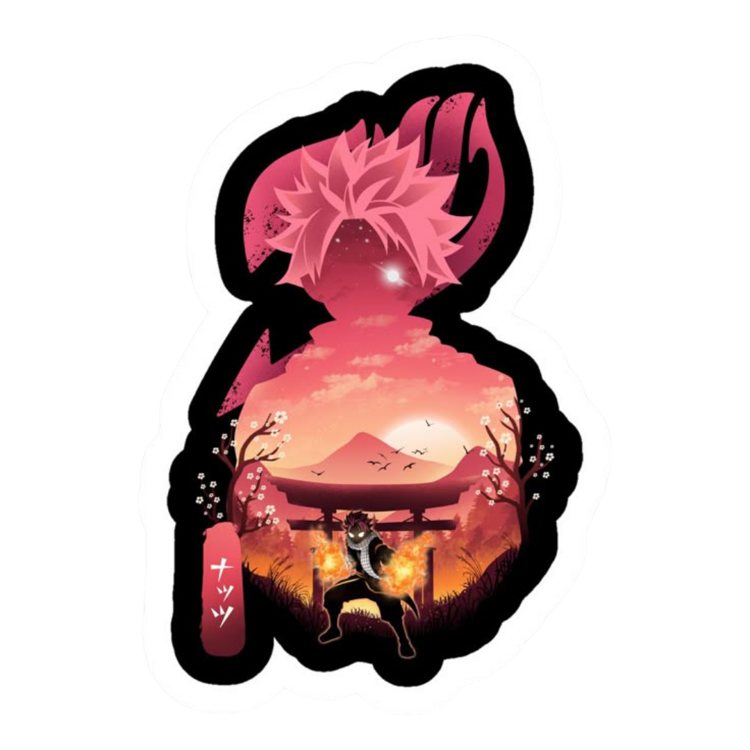 Natsu Dragneel Fairy Tail Sticker 7 | Fire Dragon Slayer