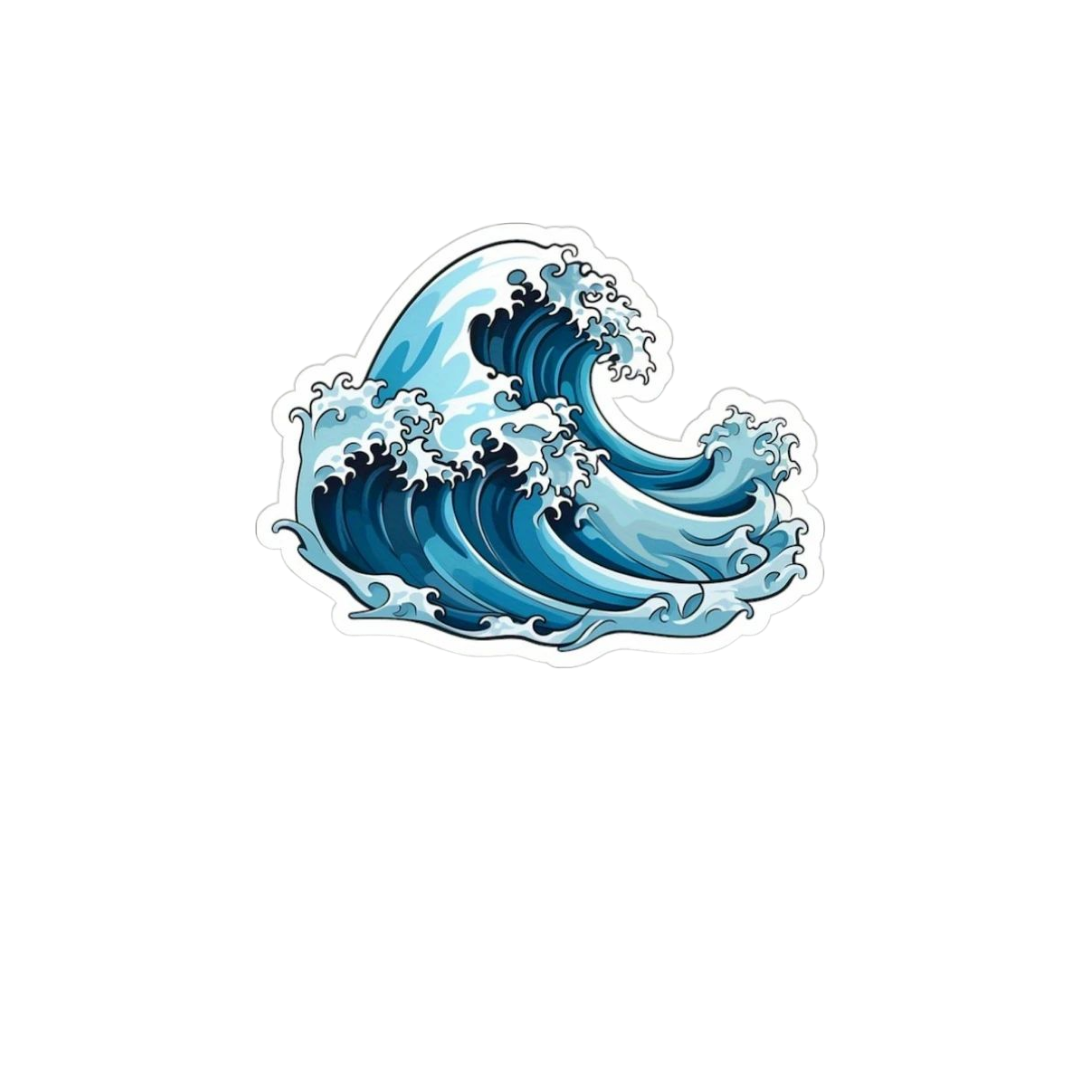 Wave Water Sticker