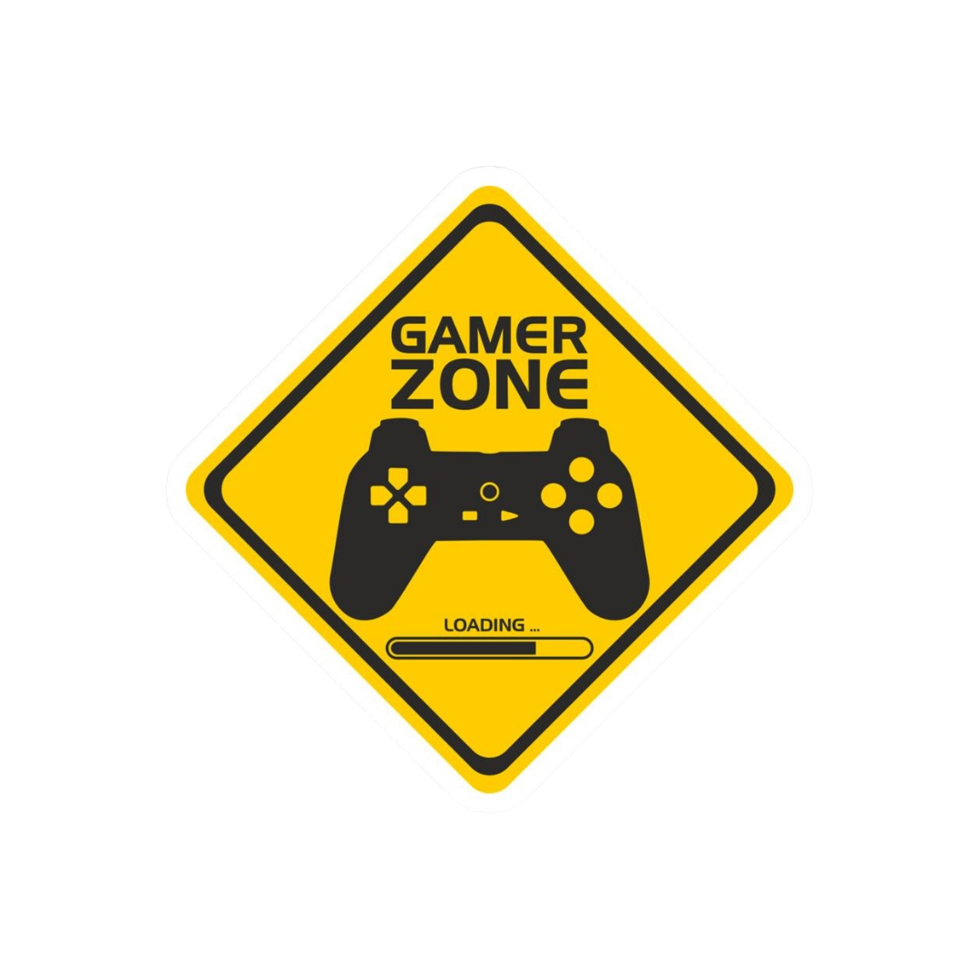 Gamer Zone Sticker