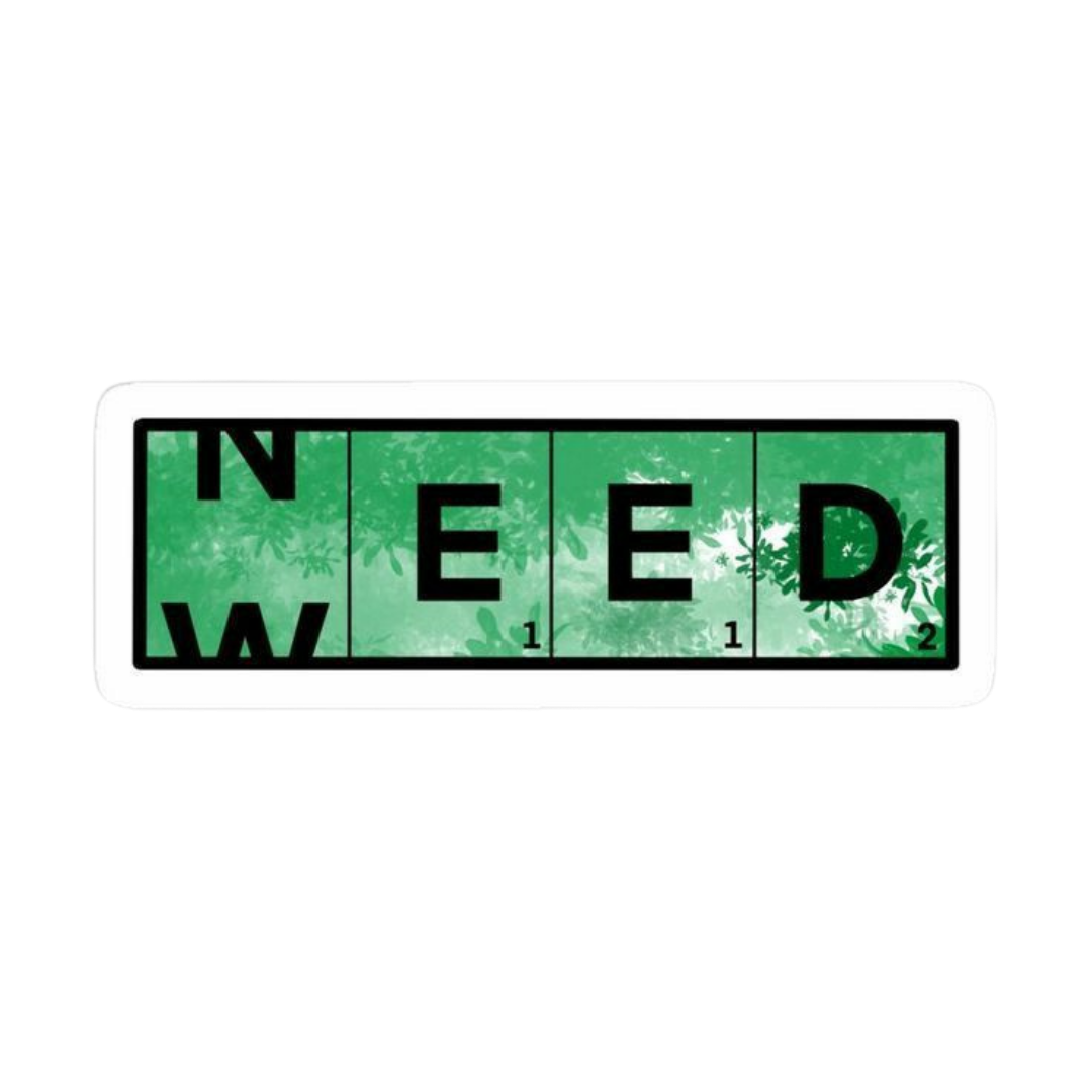 Hemp 5 Sticker