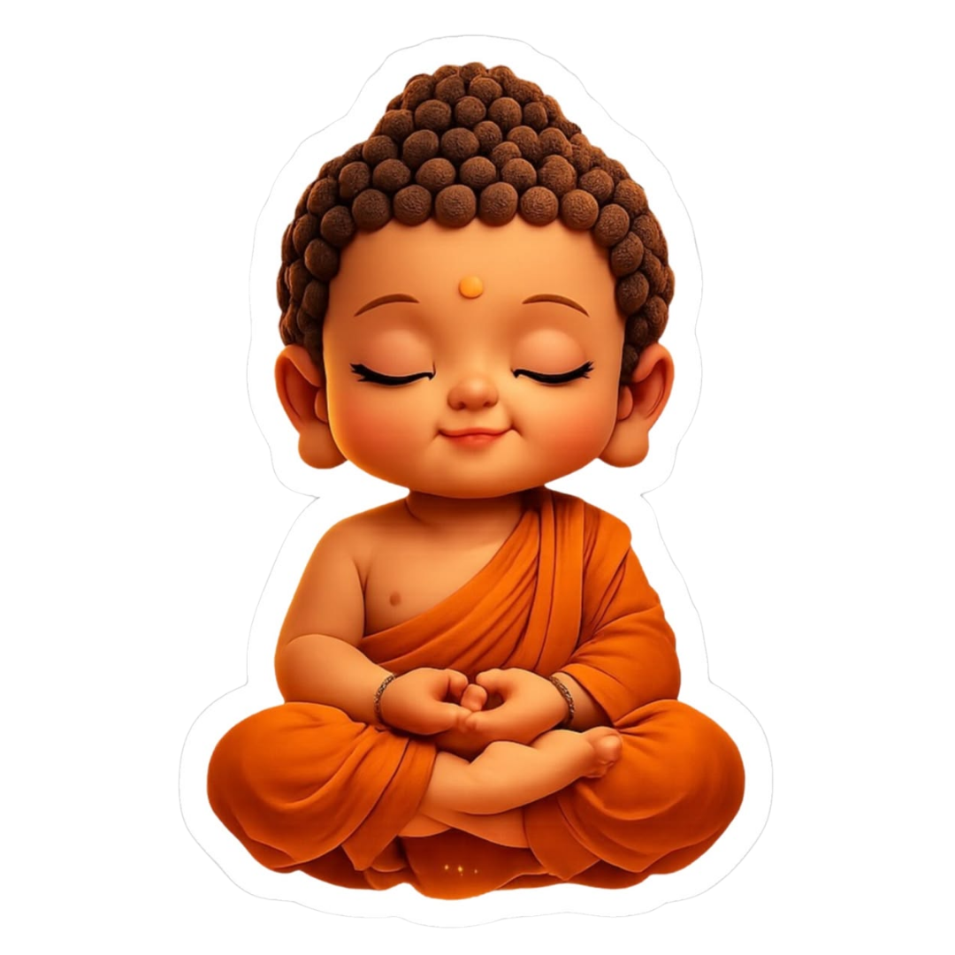Little Buddha | Buddha, Dharma & Zen Designs Collection | StickerBD