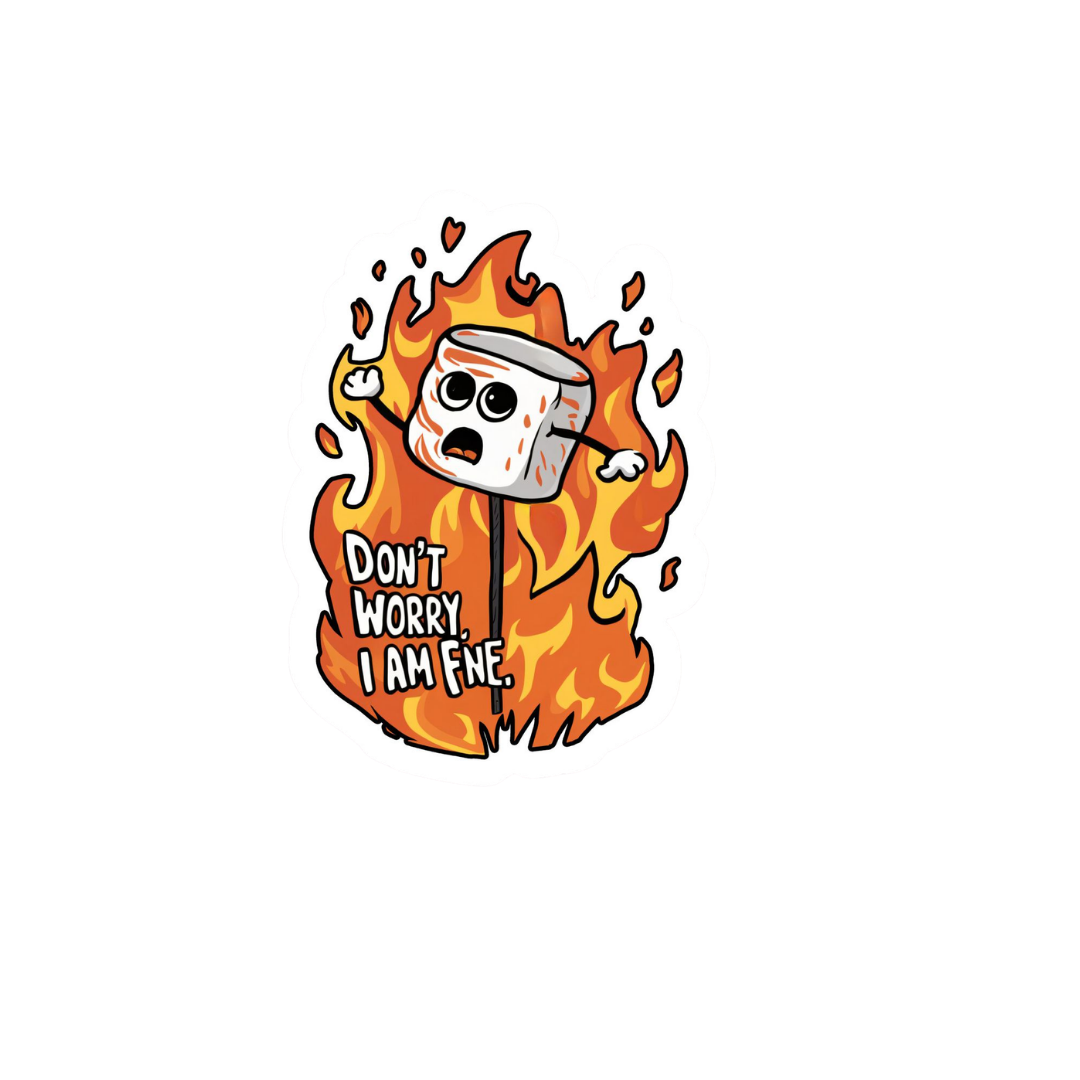 Fire 10 Sticker