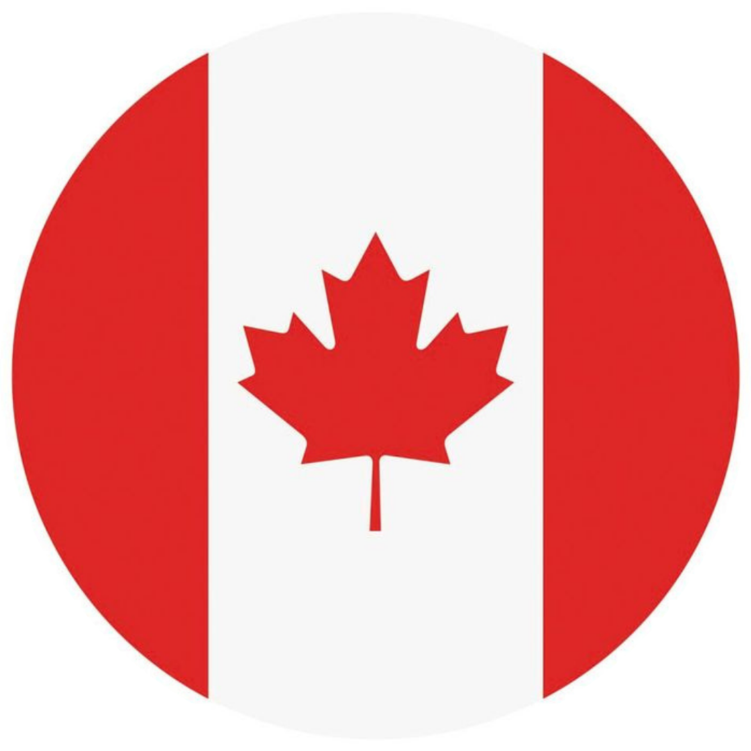 Canada Fan Tinplate Badge