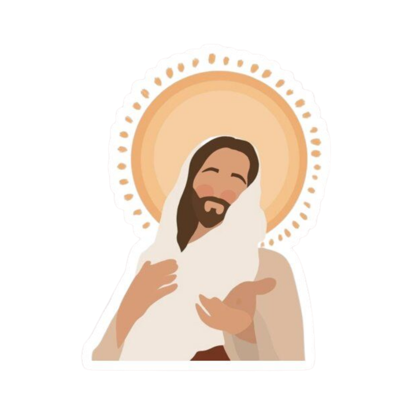 Jesus Christ 3 | Christianity | Religious Sticker | Spiritual Premium Sticker