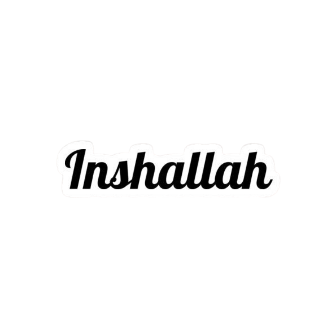 In Sha Allah | Quran, Dua & Calligraphy Designs | StickerBD
