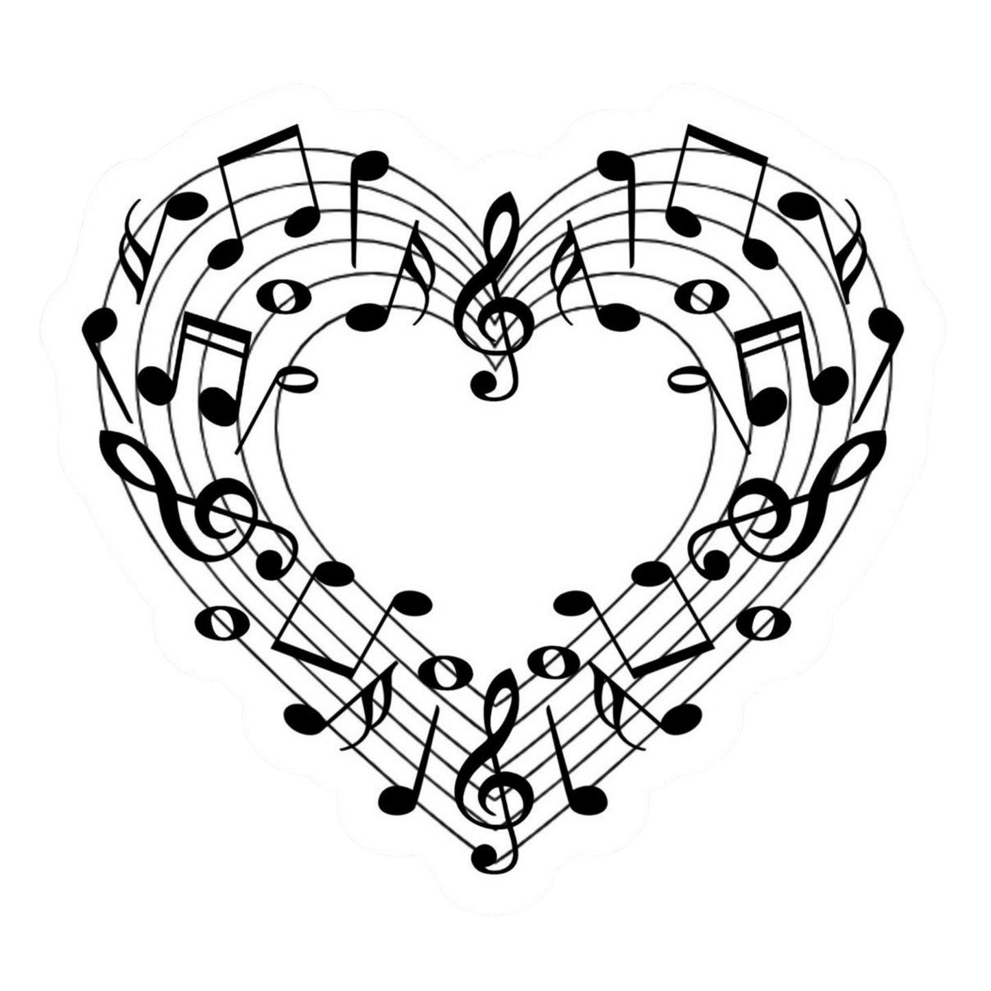 Music 21 | Music Lover Premium Sticker | Music World