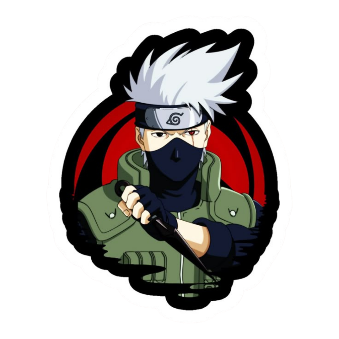 Kakashi Hatake Naruto Sticker 4 | Sharingan Ninja Premium Sticker