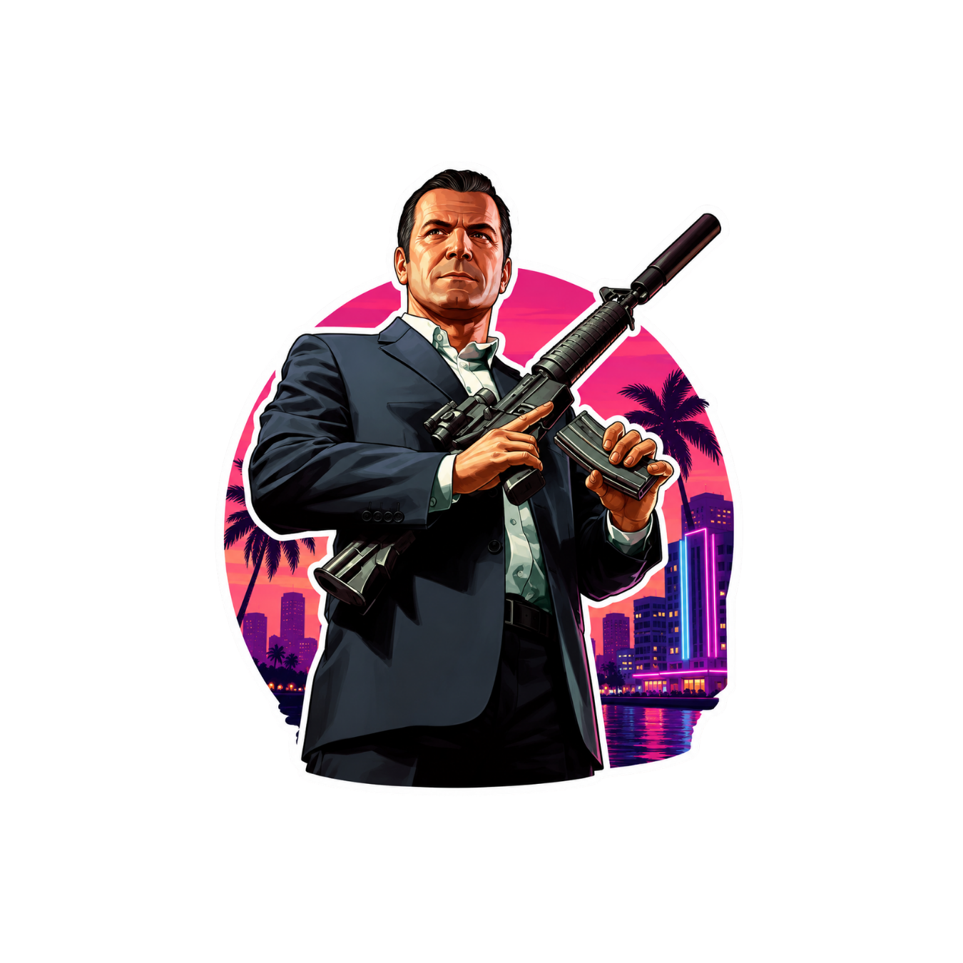 Vice City Sticker 33
