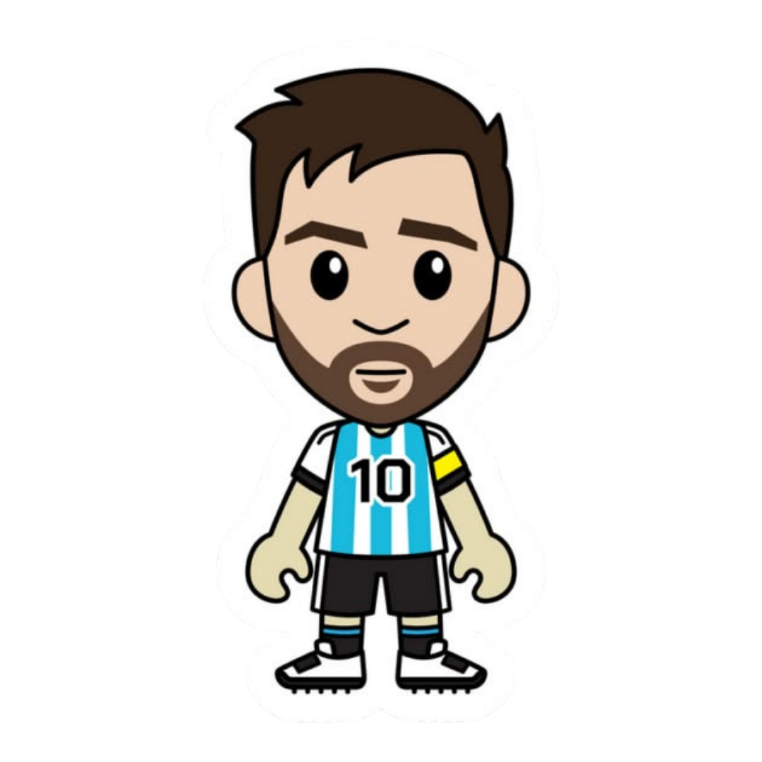 Messi 33 | Leo Messi Premium Football Sticker | Legendary Footballer