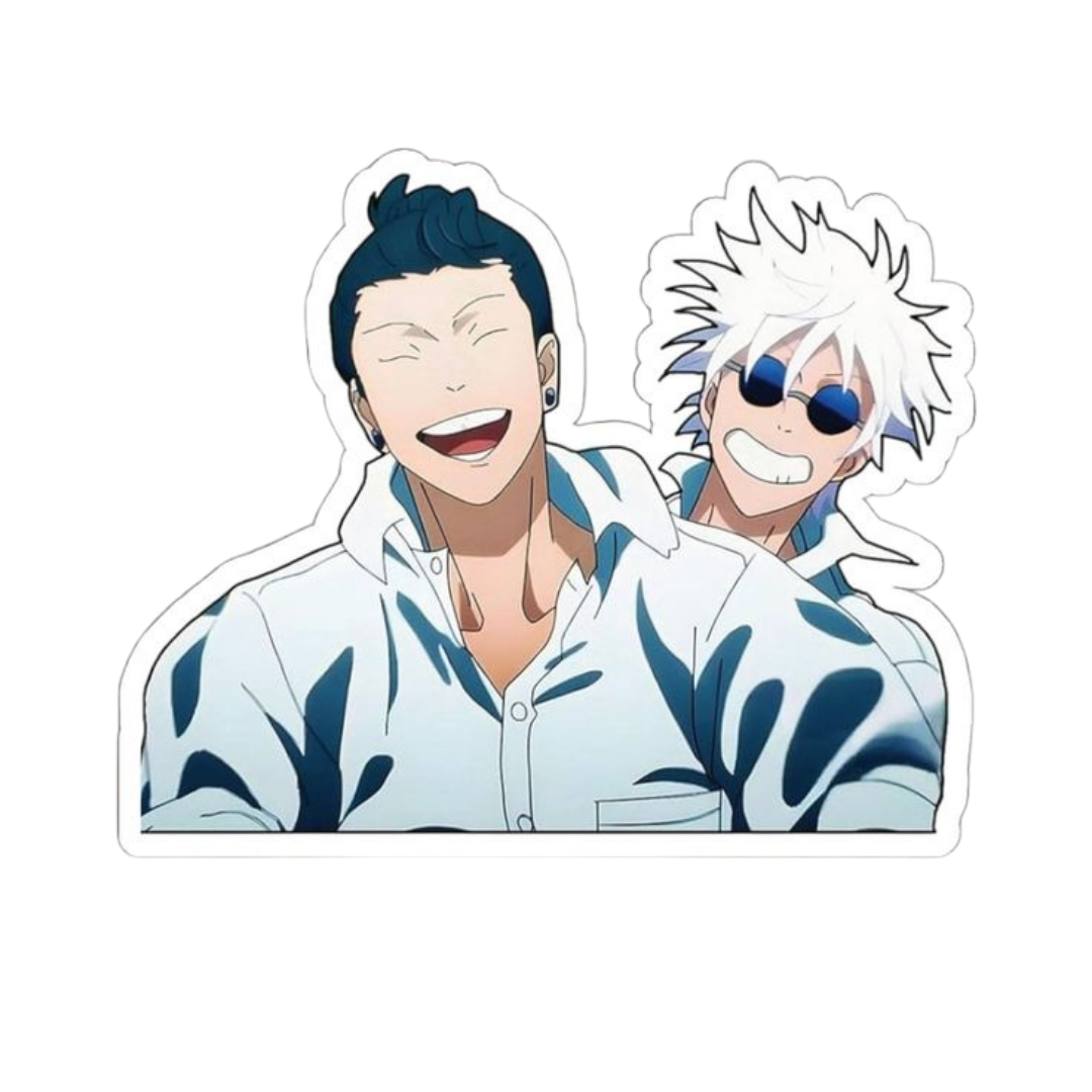 Satoru Gojo and Suguru Geto 3 Jujutsu Kaisen Anime stickers