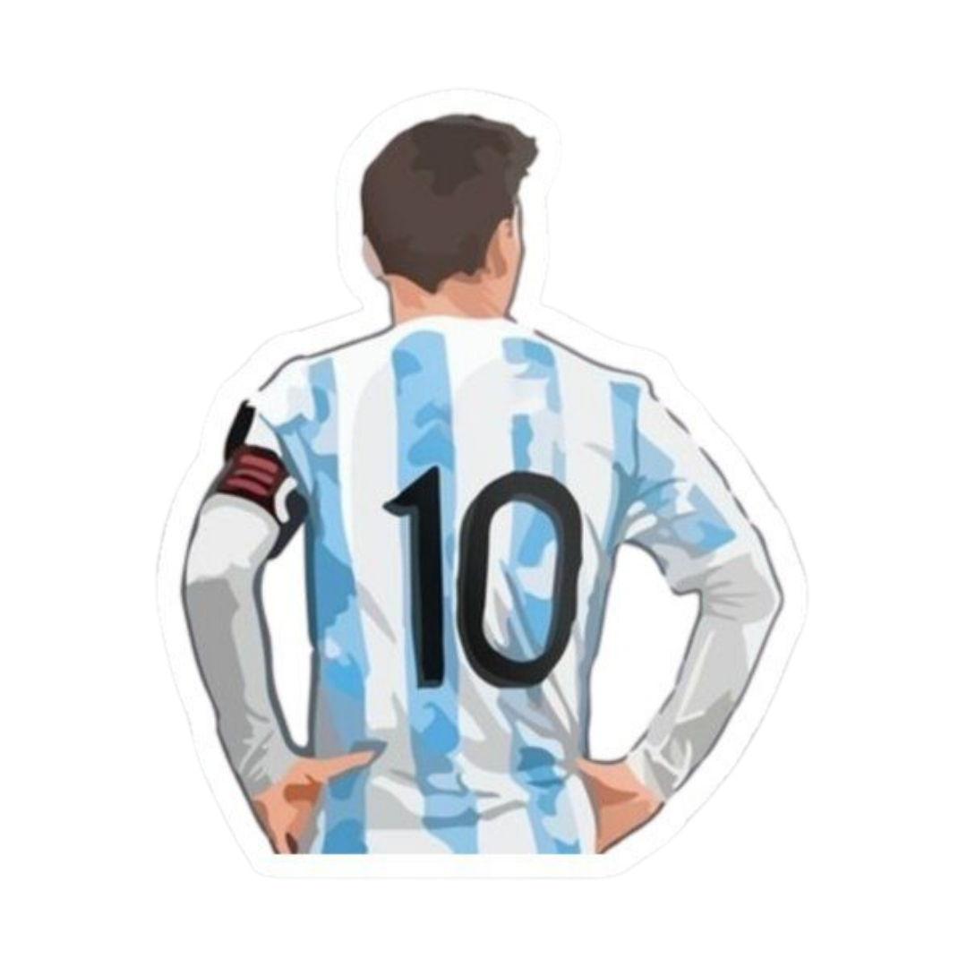 Messi 34 | Leo Messi Premium Football Sticker | Legendary Footballer