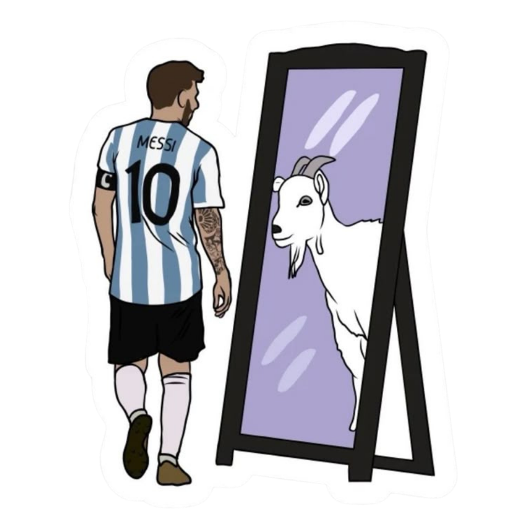 Messi 36 | Leo Messi Premium Football Sticker | Legendary Footballer