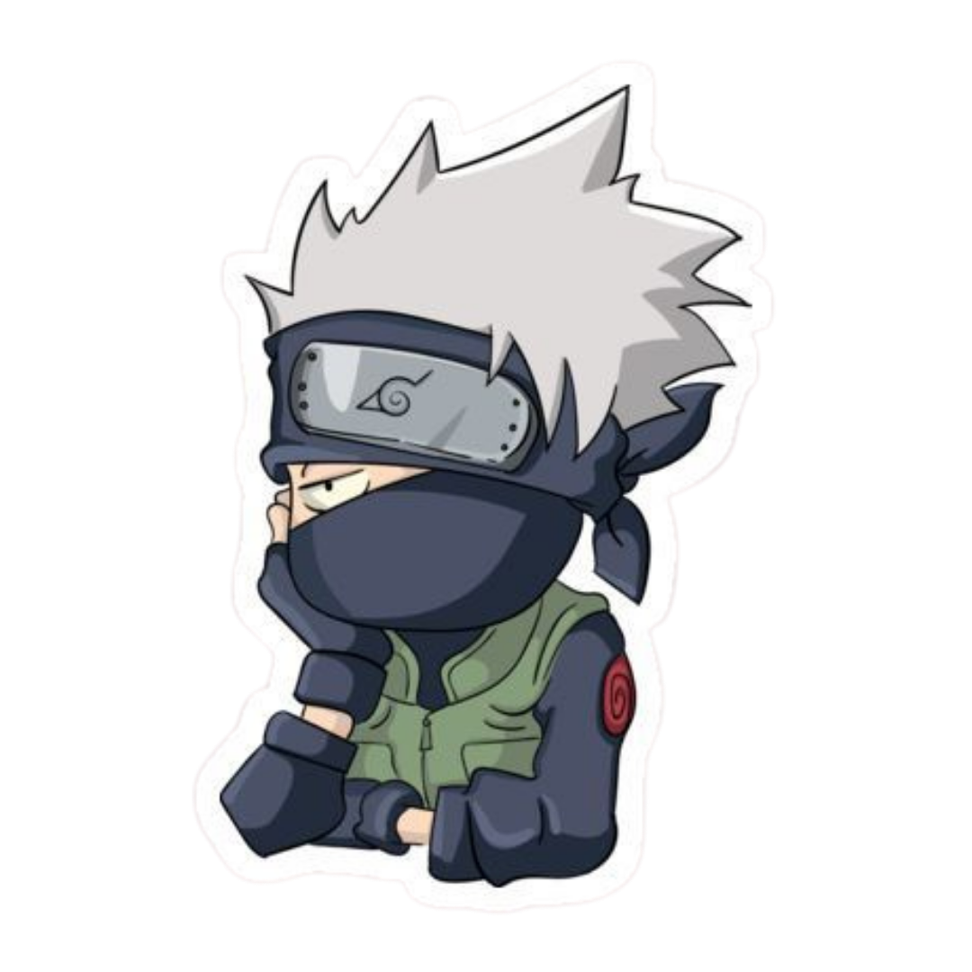 Kakashi Hatake Naruto Sticker 10 | Sharingan Ninja Premium Sticker