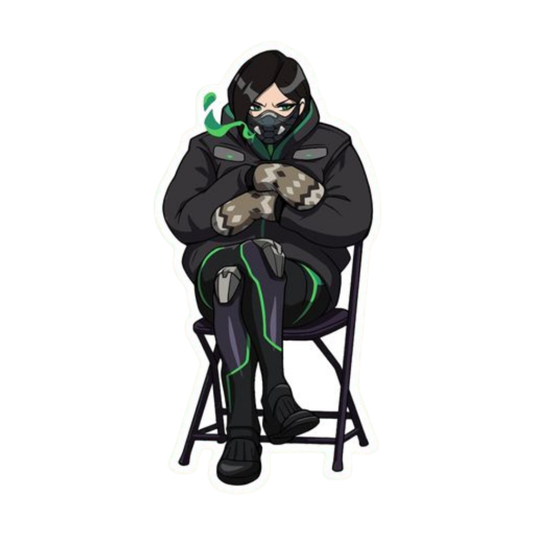 Viper Not Impressed Valorant stickers